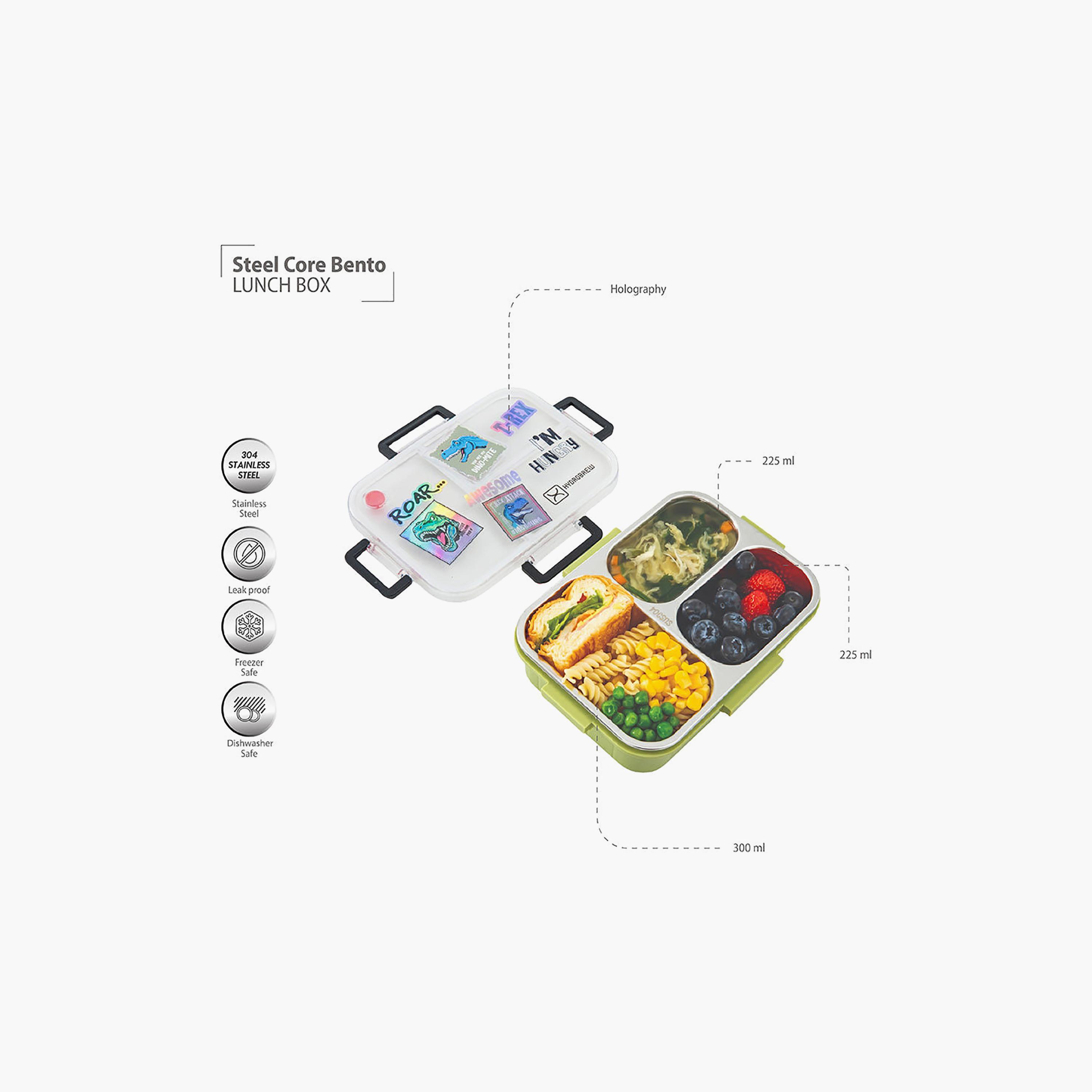 علبة غداء بينتو من الفولاذ الصلب من هيدروبرو مع مفتاح للشرب وزجاجة مياه من التريتان-school-lunchessentials-lunchboxes-image-5