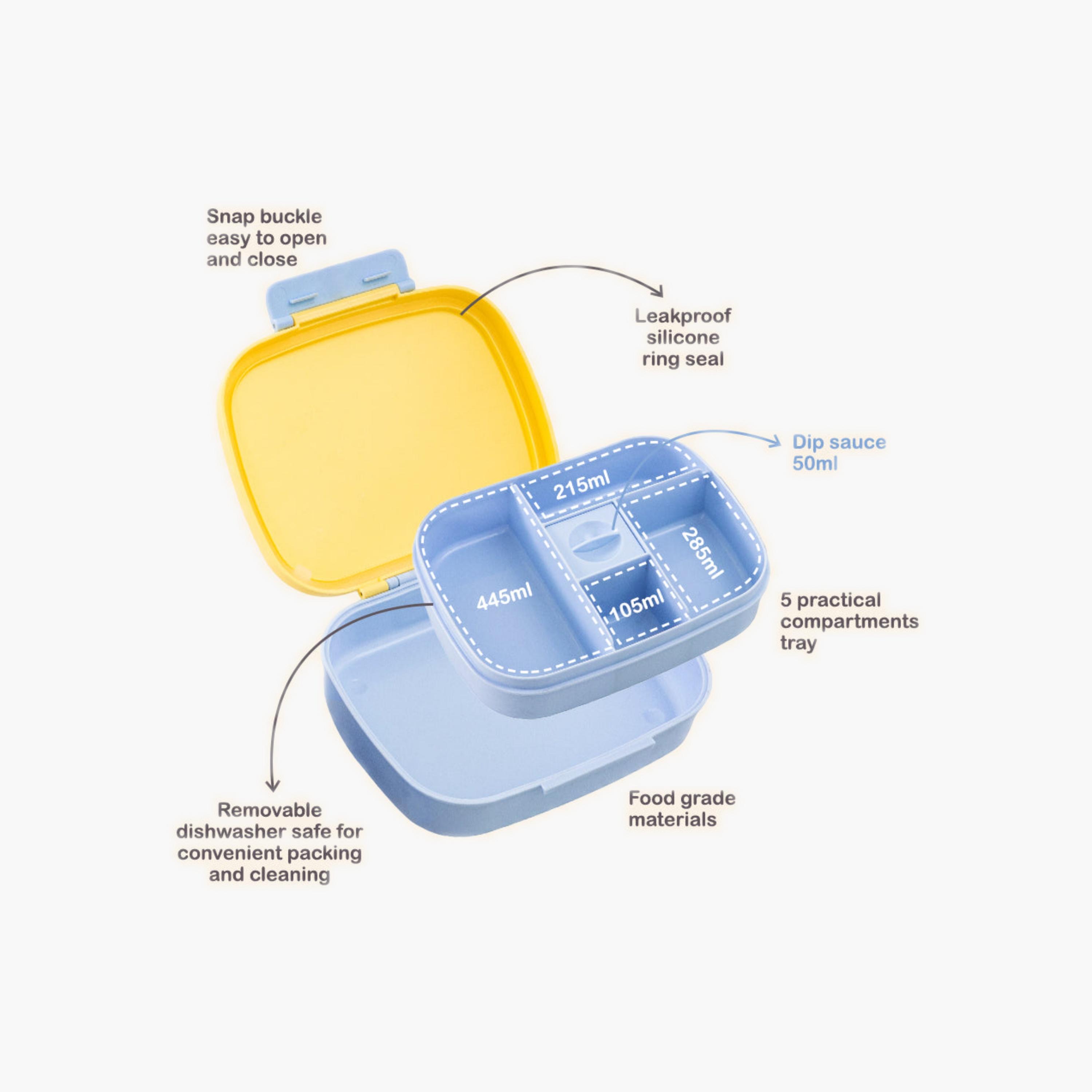 طقم علبة غداء بينتو من هيدروبرو مع زجاجة ماء-school-lunchessentials-lunchboxes-image-2