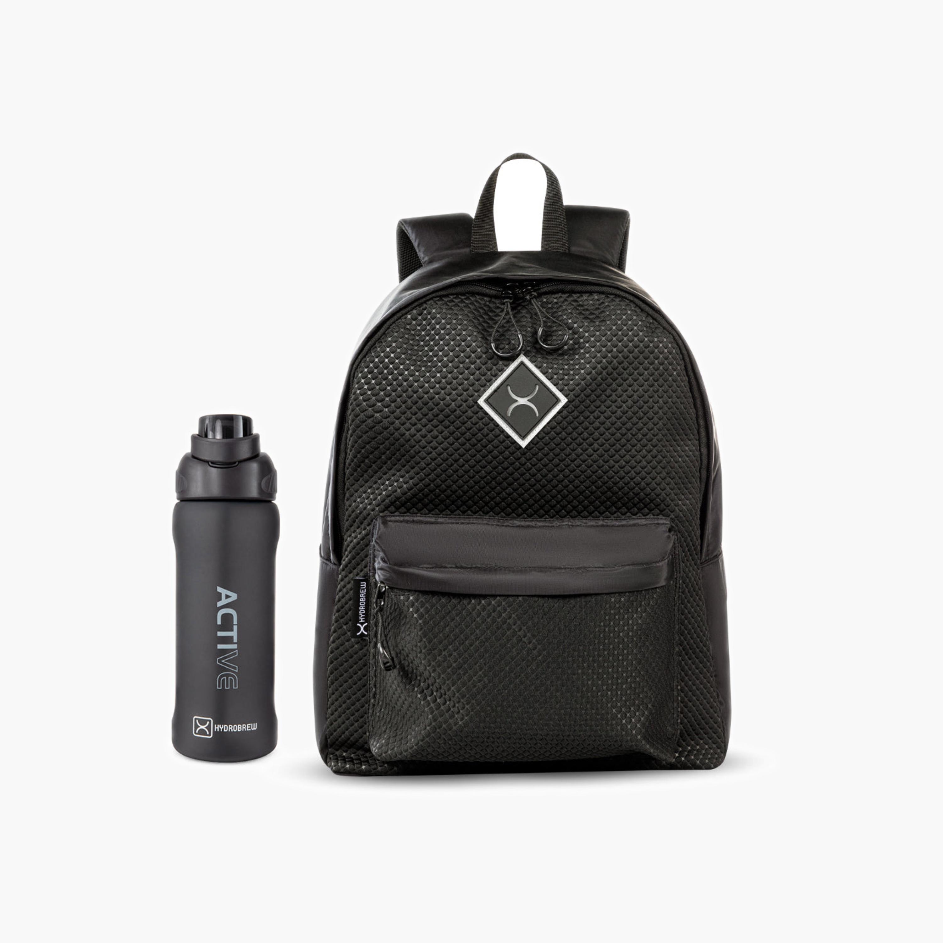 حقيبة ظهر من نسيج هيدروبرو مع زجاجة ماء-school-bagsandbackpacks-backpacks-image-1