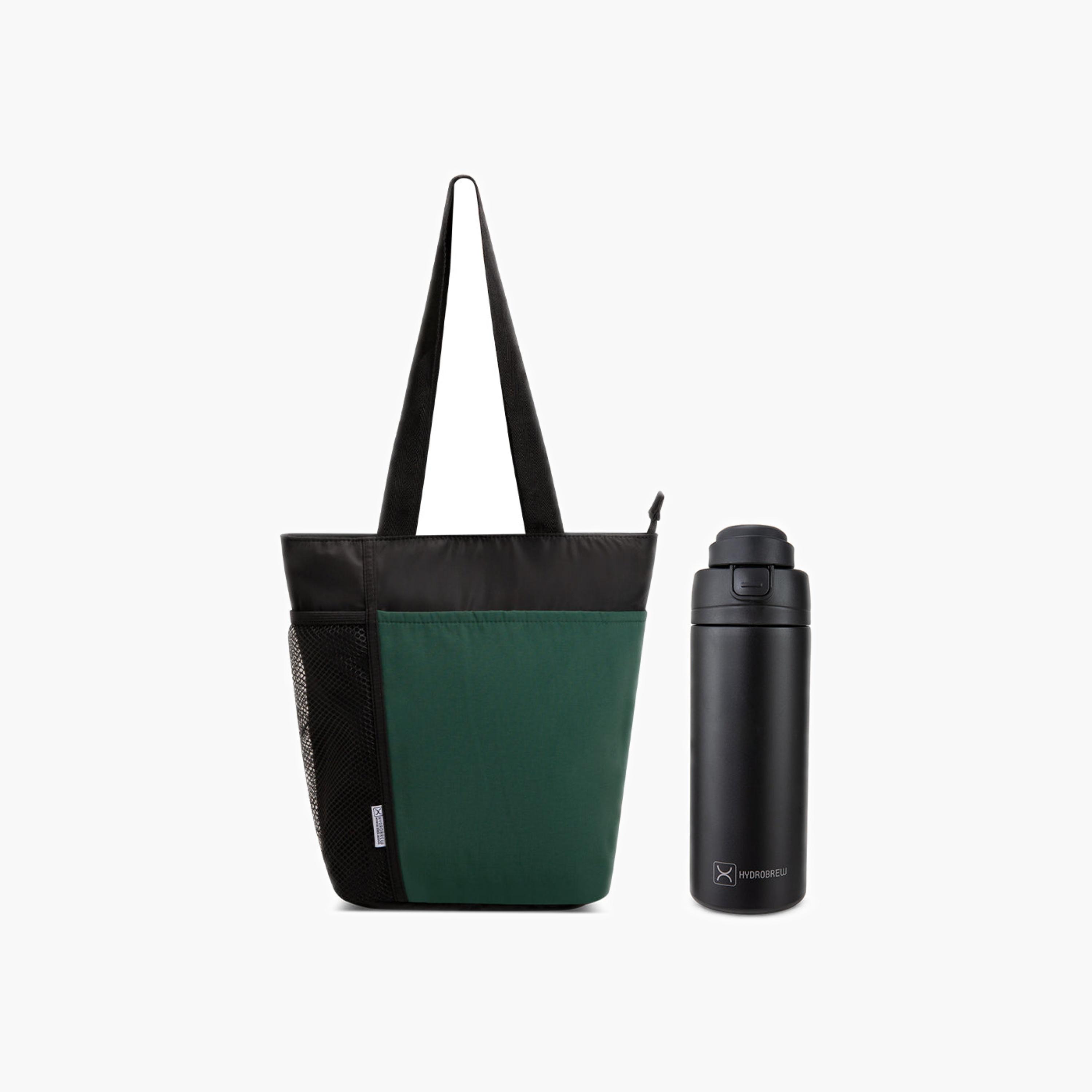 Hydrobrew Insulated Tote Bag With Stainless Steel Bottle-school-lunchessentials-lunchbags-image-1