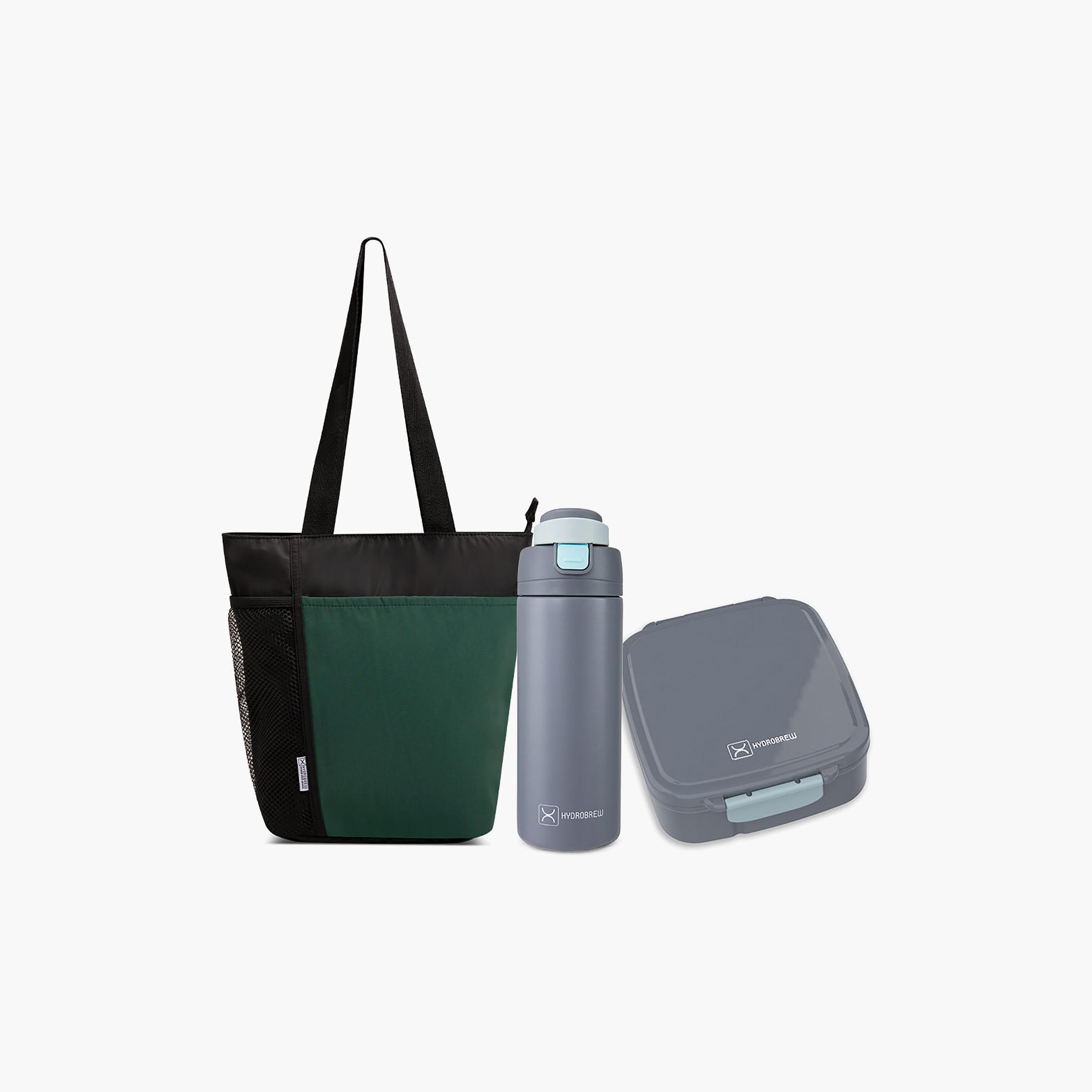 علبة غداء هايدروبرو ميجا فليكس بينتو مع حقيبة غداء وزجاجة-school-lunchessentials-lunchboxes-image-1