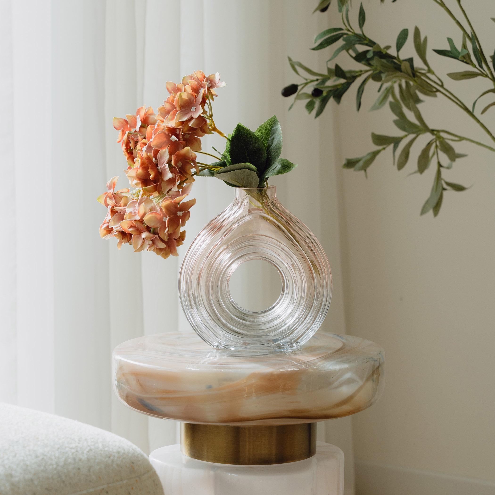 House of Serene Muse Glass Vase - 20 cm