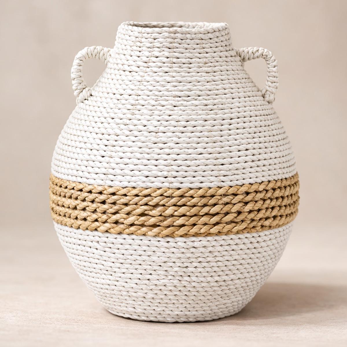 The 8 Senses Living Aladin Chubby Sea Grass Vase - 25 cm