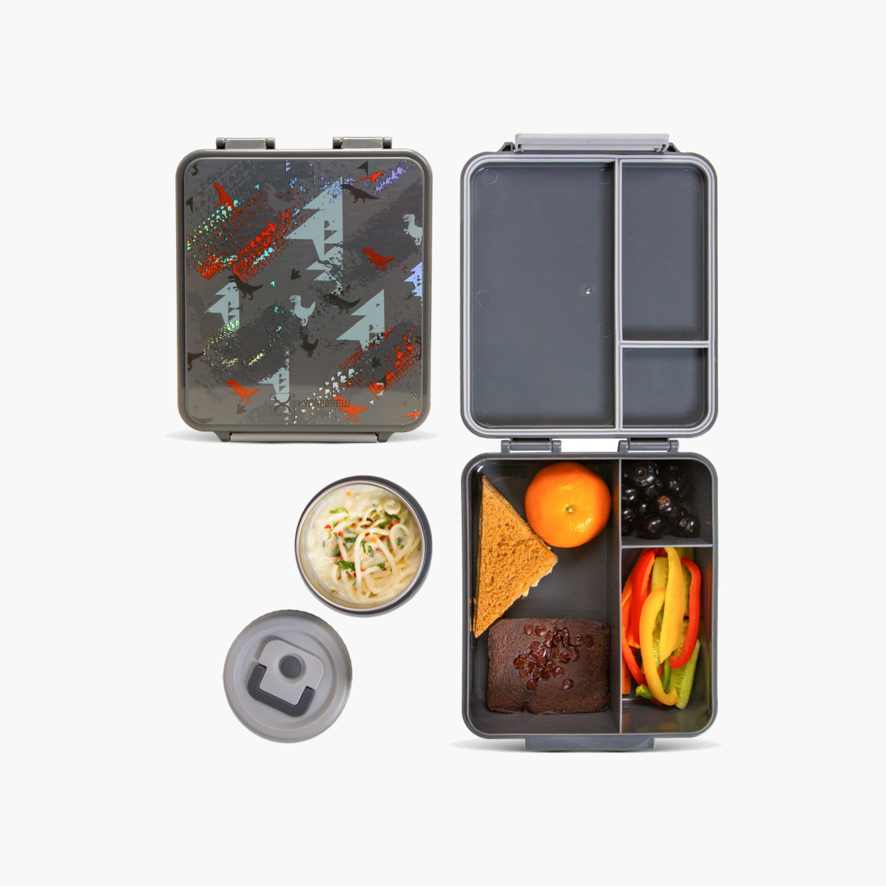 Hydrobrew Dinosaur Print Bento Lunch Box-school-lunchessentials-lunchboxes-image-6