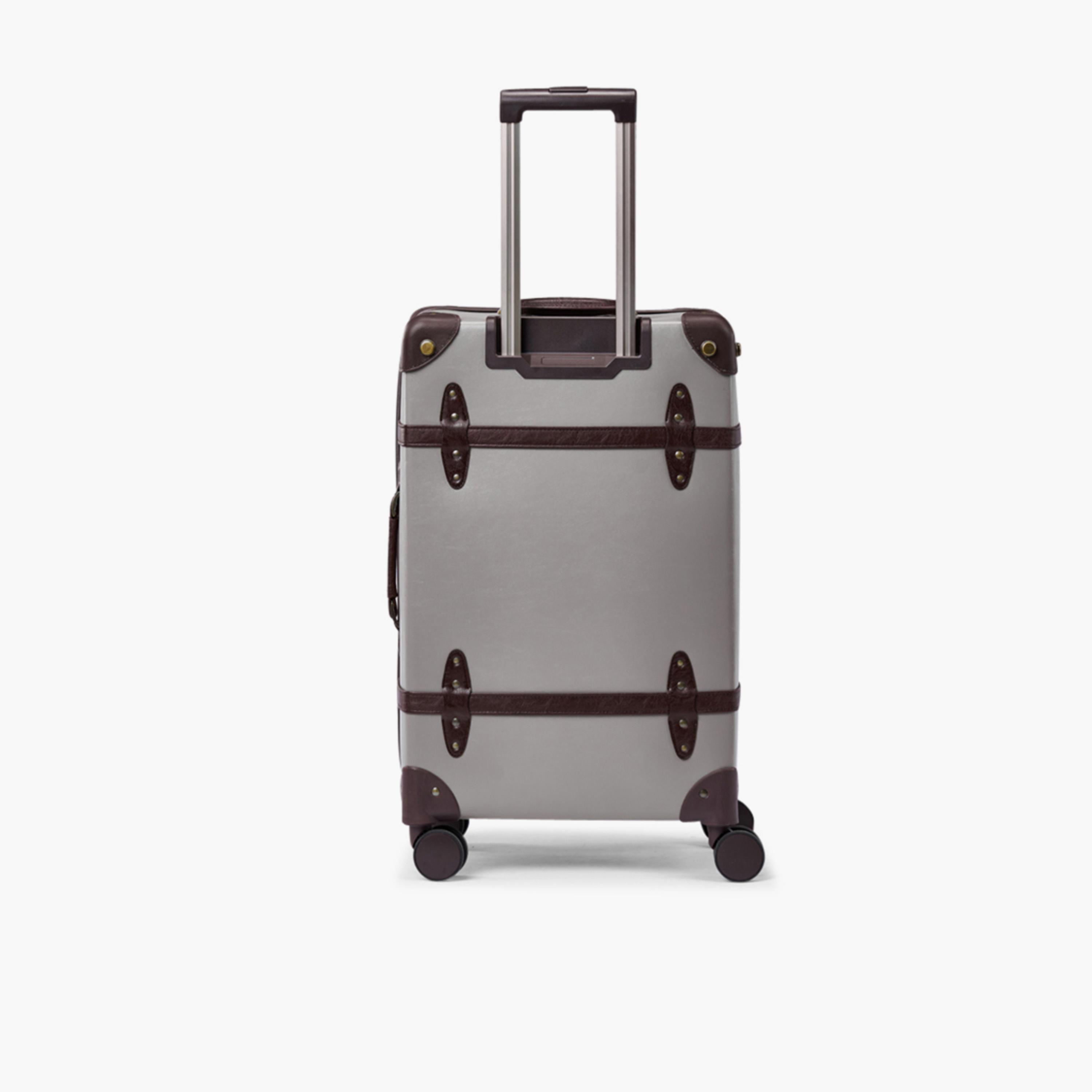 LIMRA 56 CM Small Cabin PU Hard-Sided 4-Wheeler Spinner Trolley Bag with TSA Lock-travel-luggagesandbags-luggage-image-6