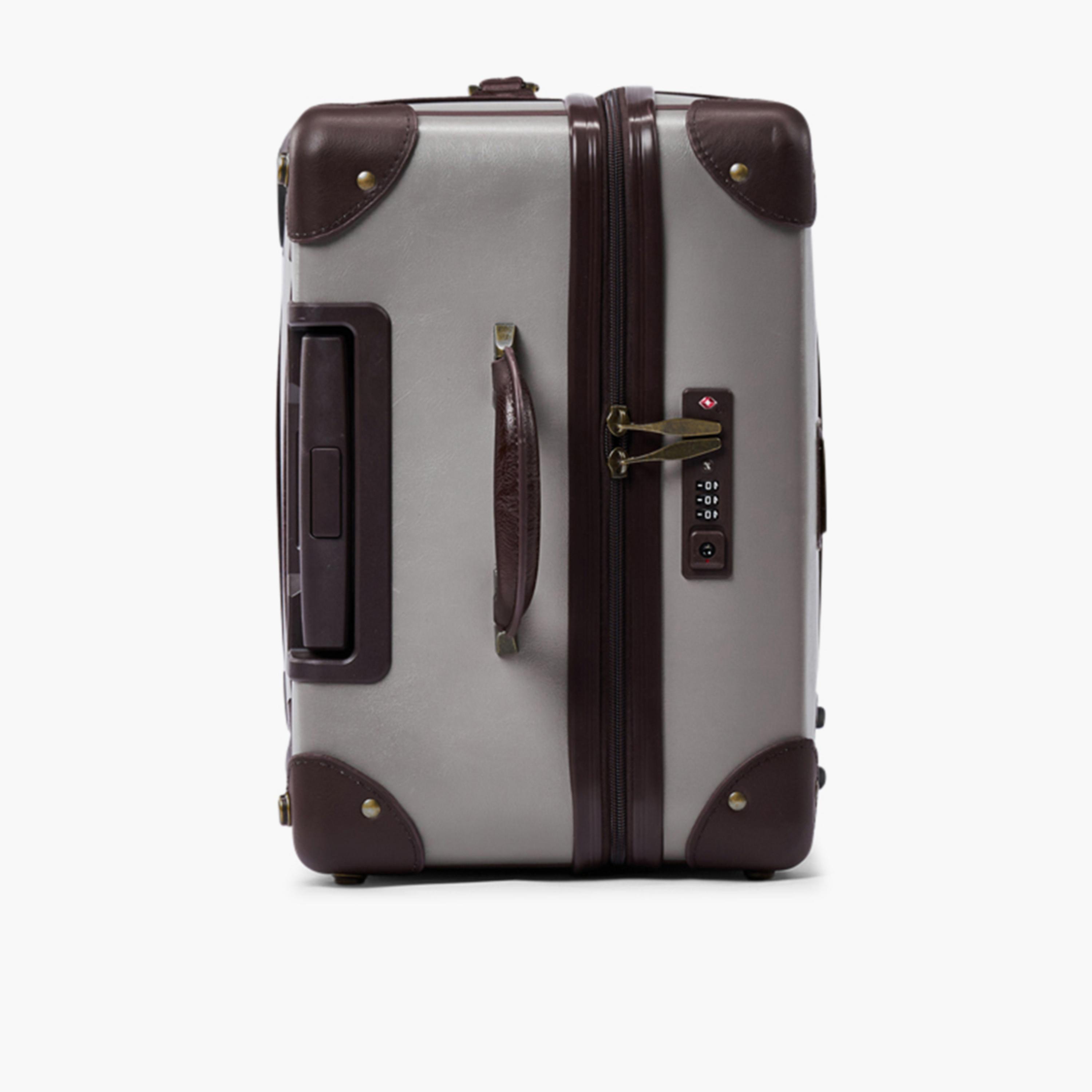 LIMRA 56 CM Small Cabin PU Hard-Sided 4-Wheeler Spinner Trolley Bag with TSA Lock-travel-luggagesandbags-luggage-image-7