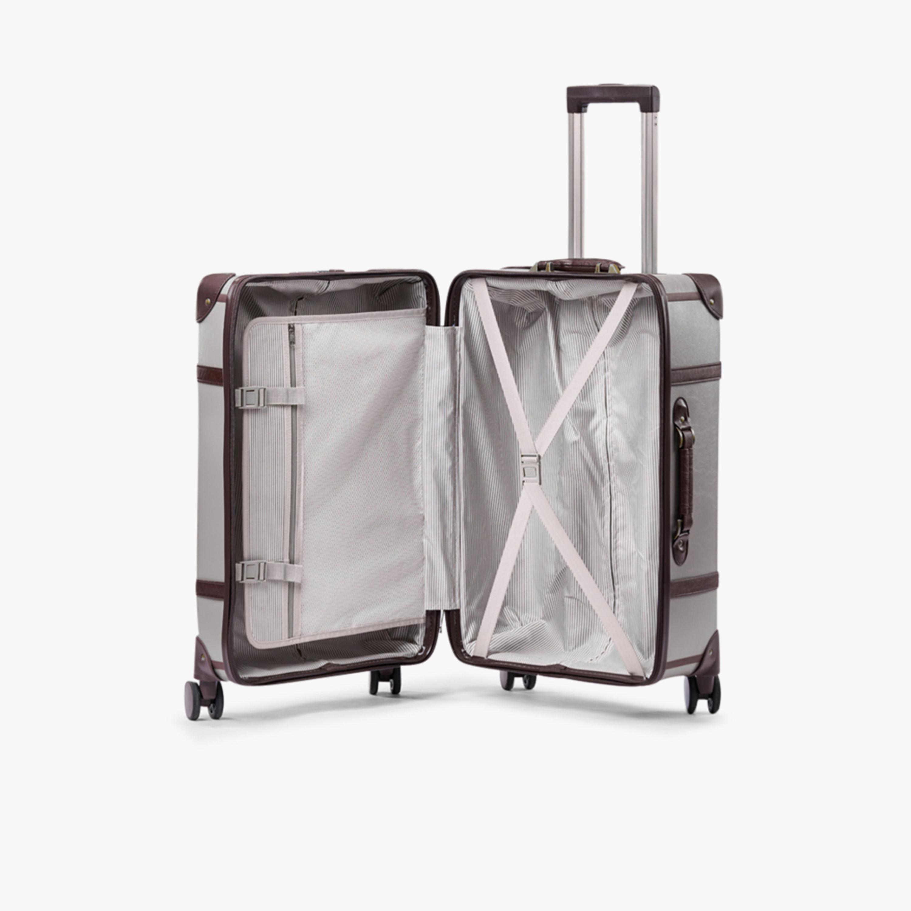 LIMRA 56 CM Small Cabin PU Hard-Sided 4-Wheeler Spinner Trolley Bag with TSA Lock-travel-luggagesandbags-luggage-image-8
