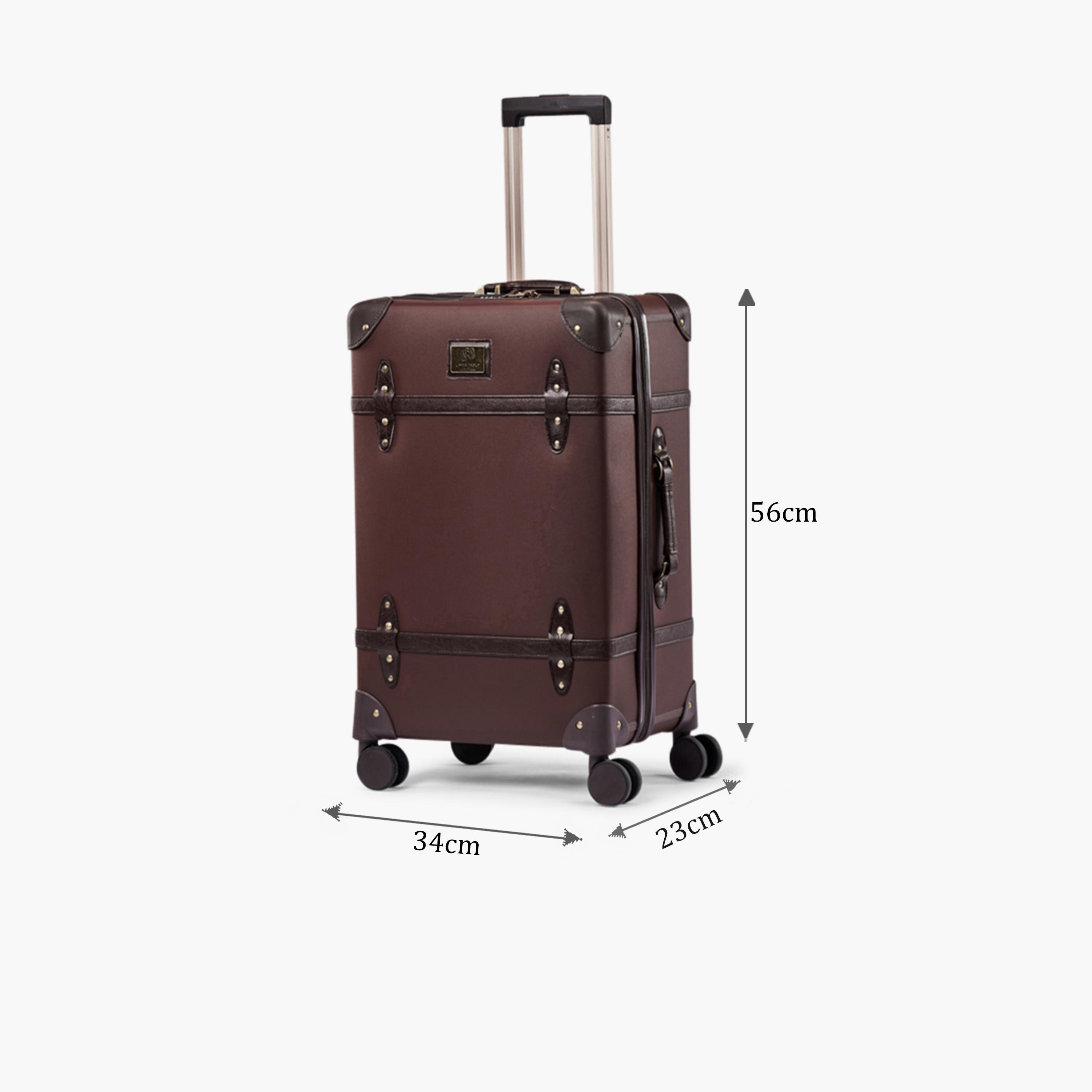 LIMRA 56 CM Small Cabin PU Hard-Sided 4-Wheeler Spinner Trolley Bag with TSA Lock-travel-luggagesandbags-luggage-image-2