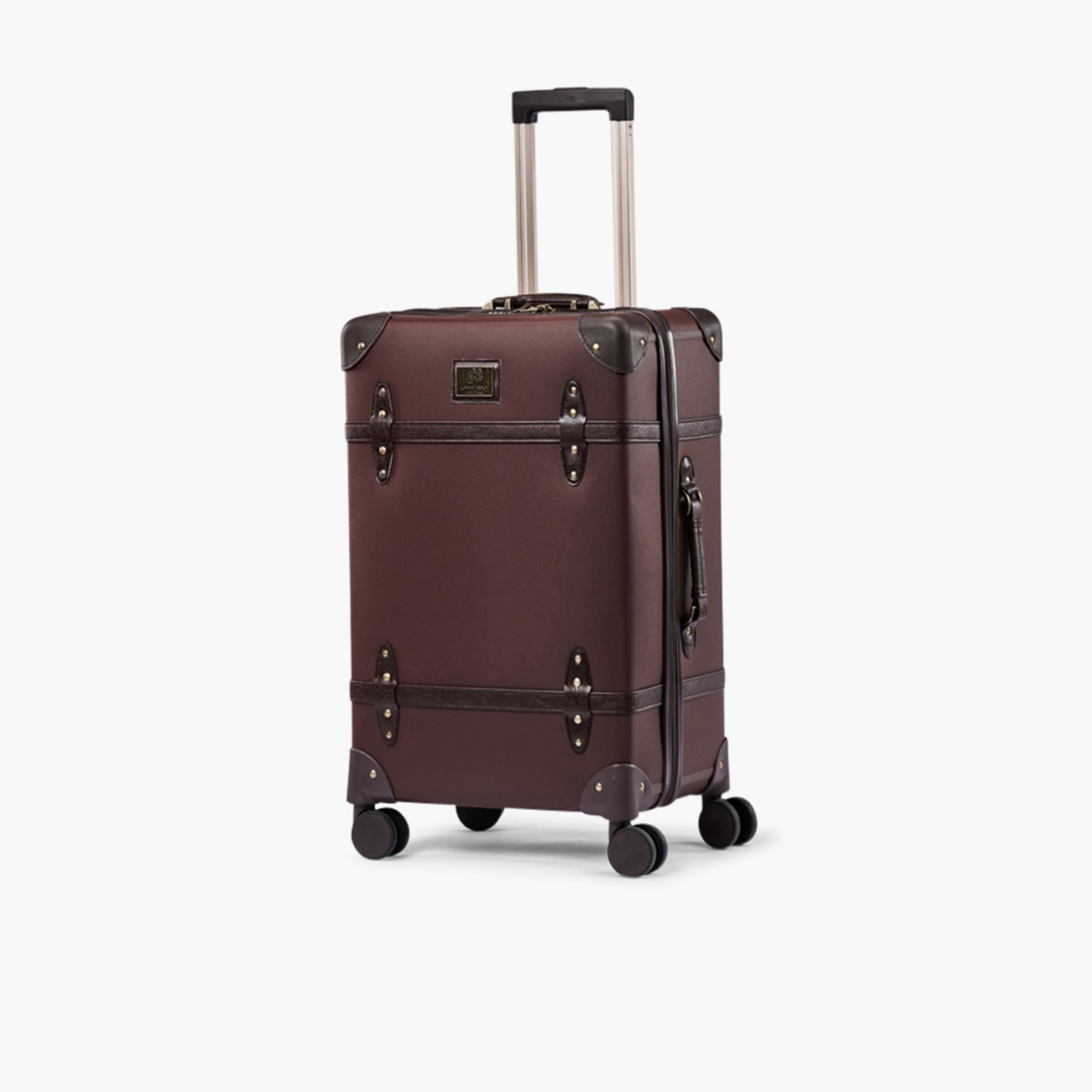 LIMRA 56 CM Small Cabin PU Hard-Sided 4-Wheeler Spinner Trolley Bag with TSA Lock-travel-luggagesandbags-luggage-image-5