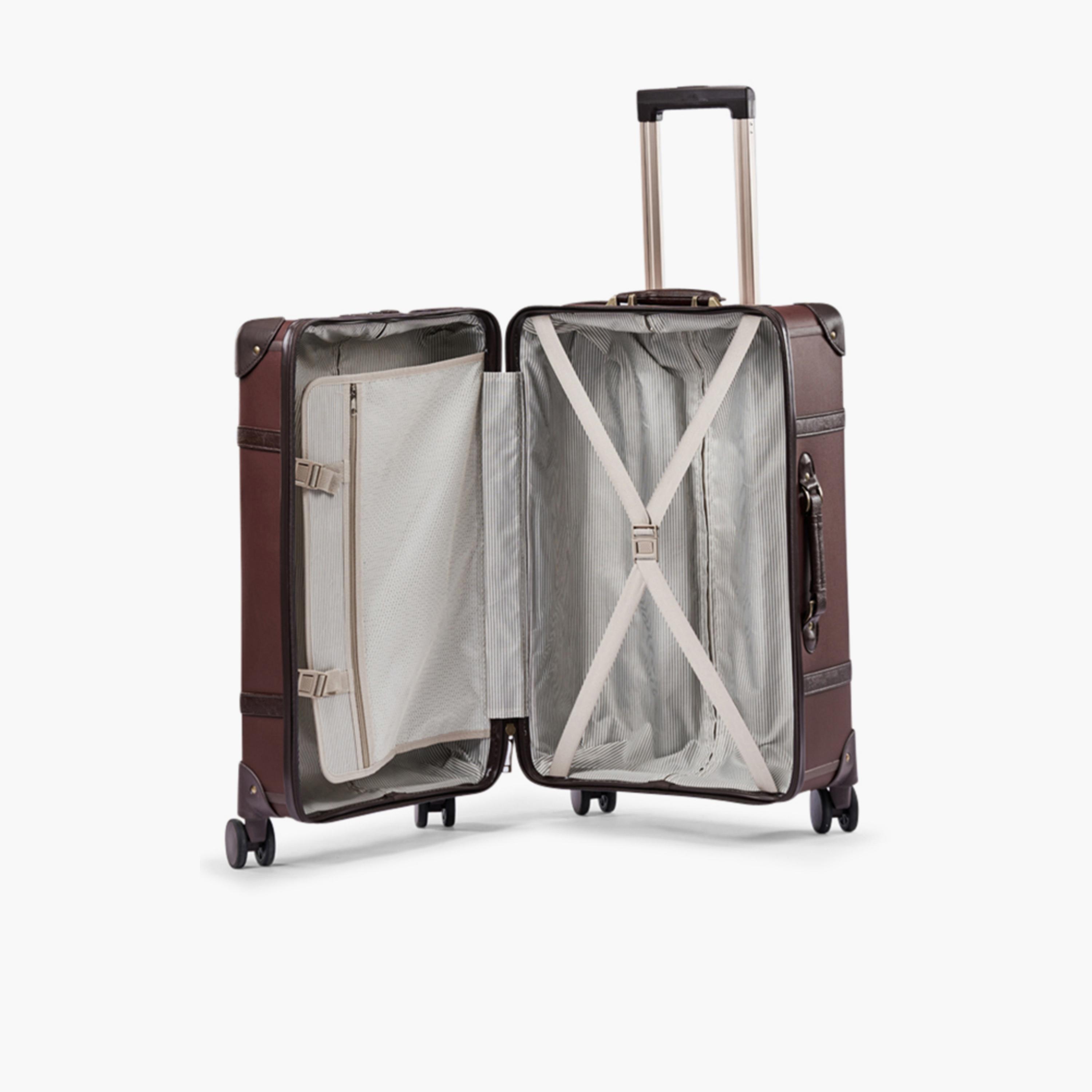 LIMRA 56 CM Small Cabin PU Hard-Sided 4-Wheeler Spinner Trolley Bag with TSA Lock-travel-luggagesandbags-luggage-image-8