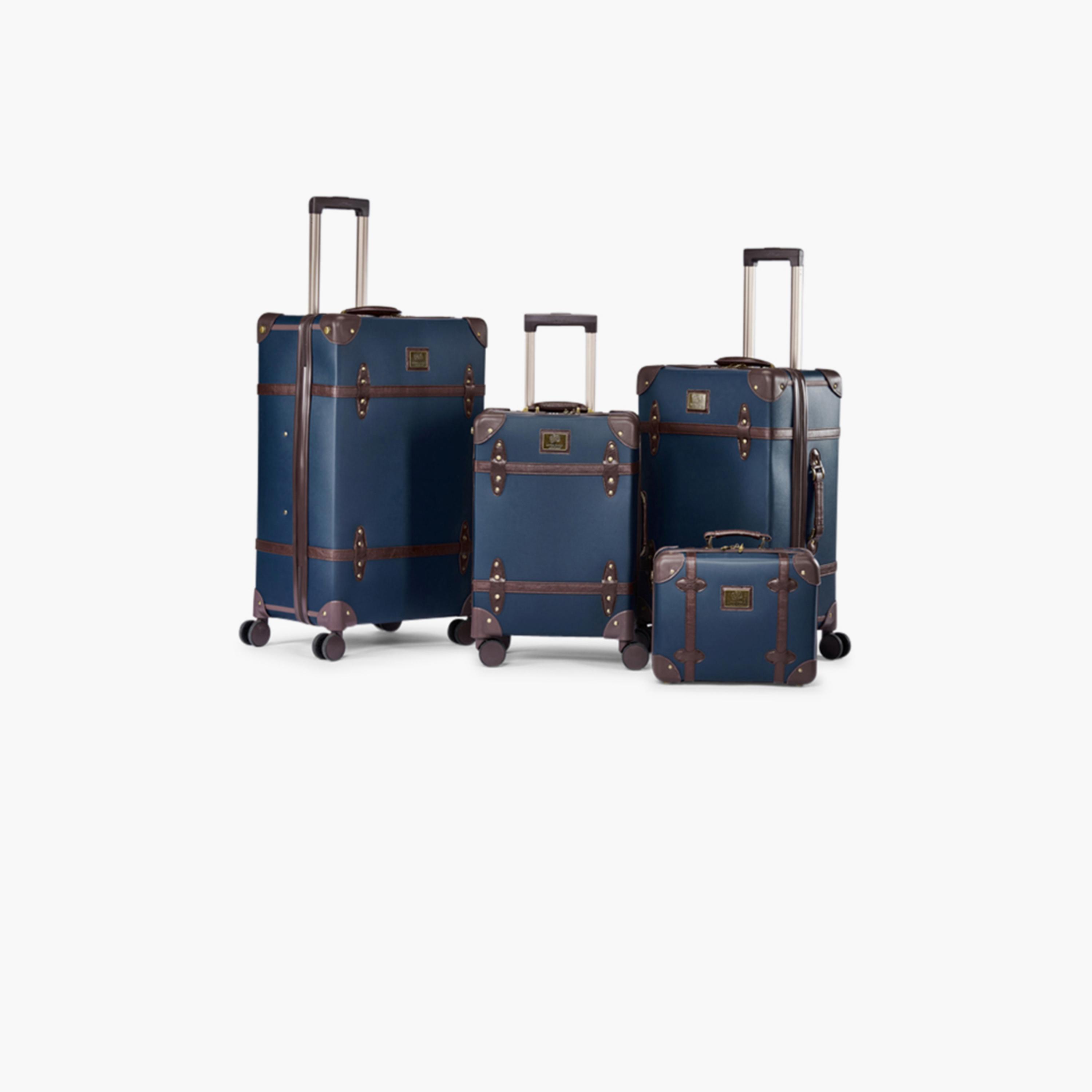 ليمرا - طقم 4 شنط سفر جوانب صلبة من البولي يوريثان بأربع عجلات دوارة قفل TSA-travel-luggagesandbags-luggage-image-1
