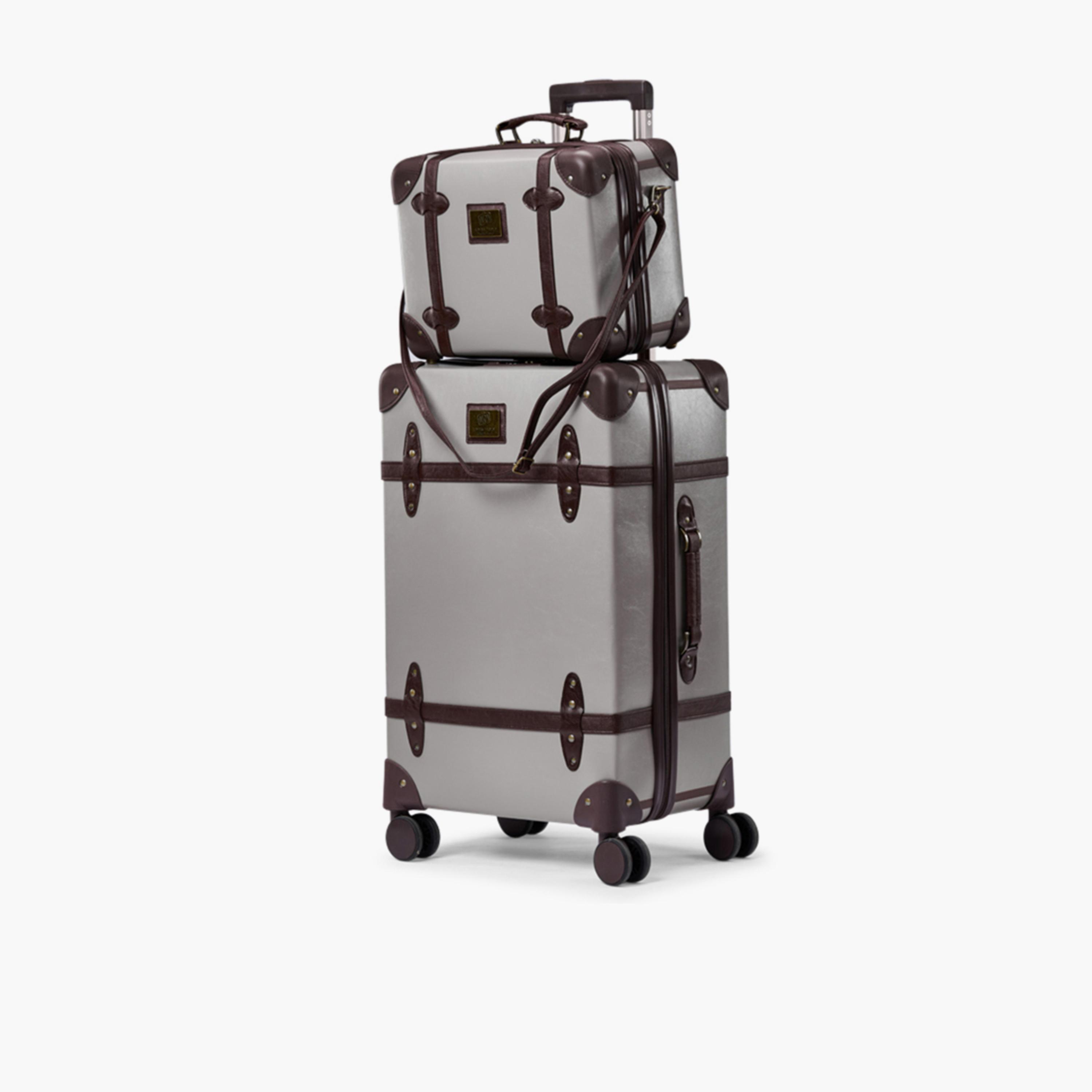 LIMRA Set of 4 PU Hard-Sided 4-Wheeler Spinner Trolley Bag with TSA Lock-travel-luggagesandbags-luggage-image-5