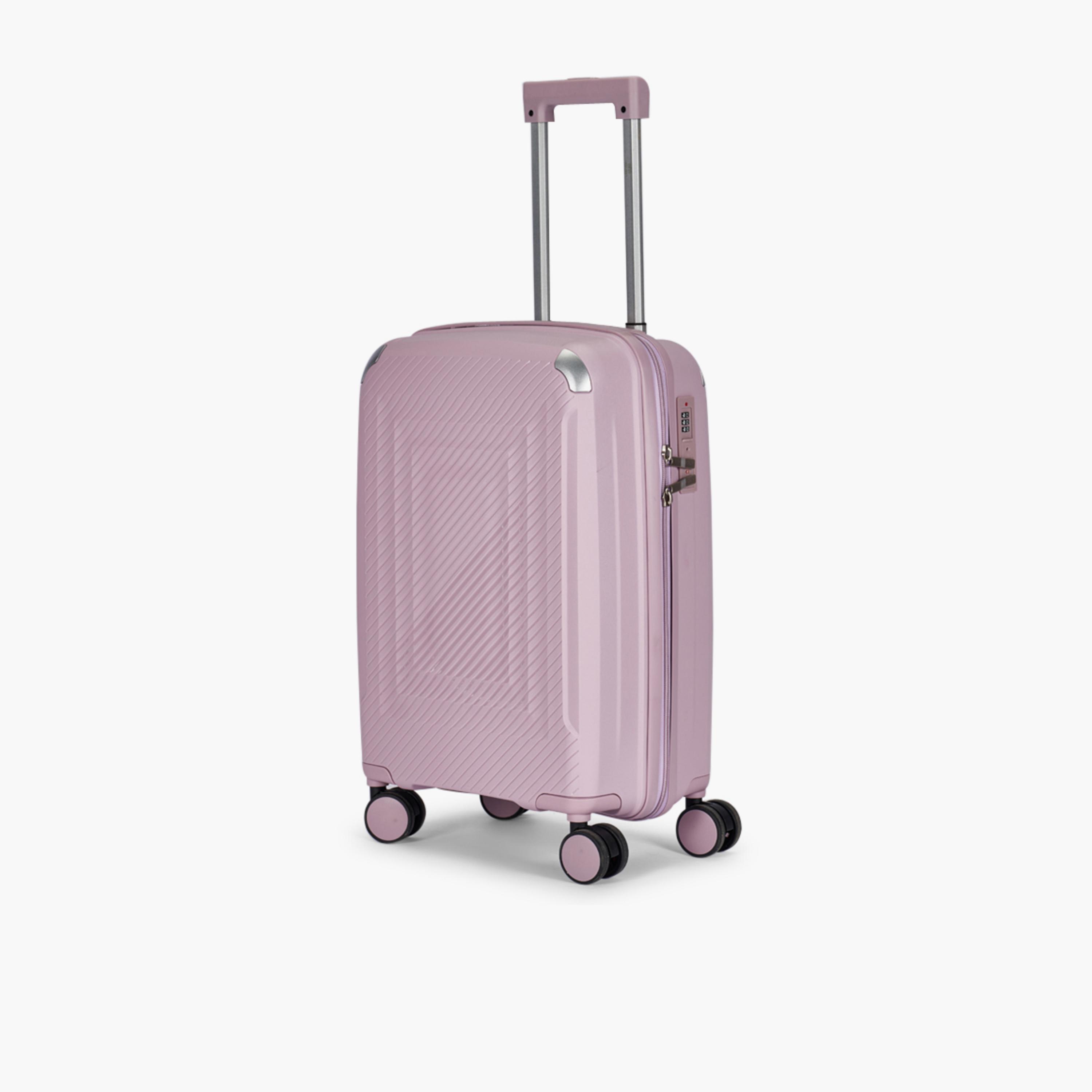 LIMRA 56 CM Small Cabin Polypropylene Hard-Sided 4-Wheeler Spinner Trolley Bag with TSA Lock-travel-luggagesandbags-luggage-image-5