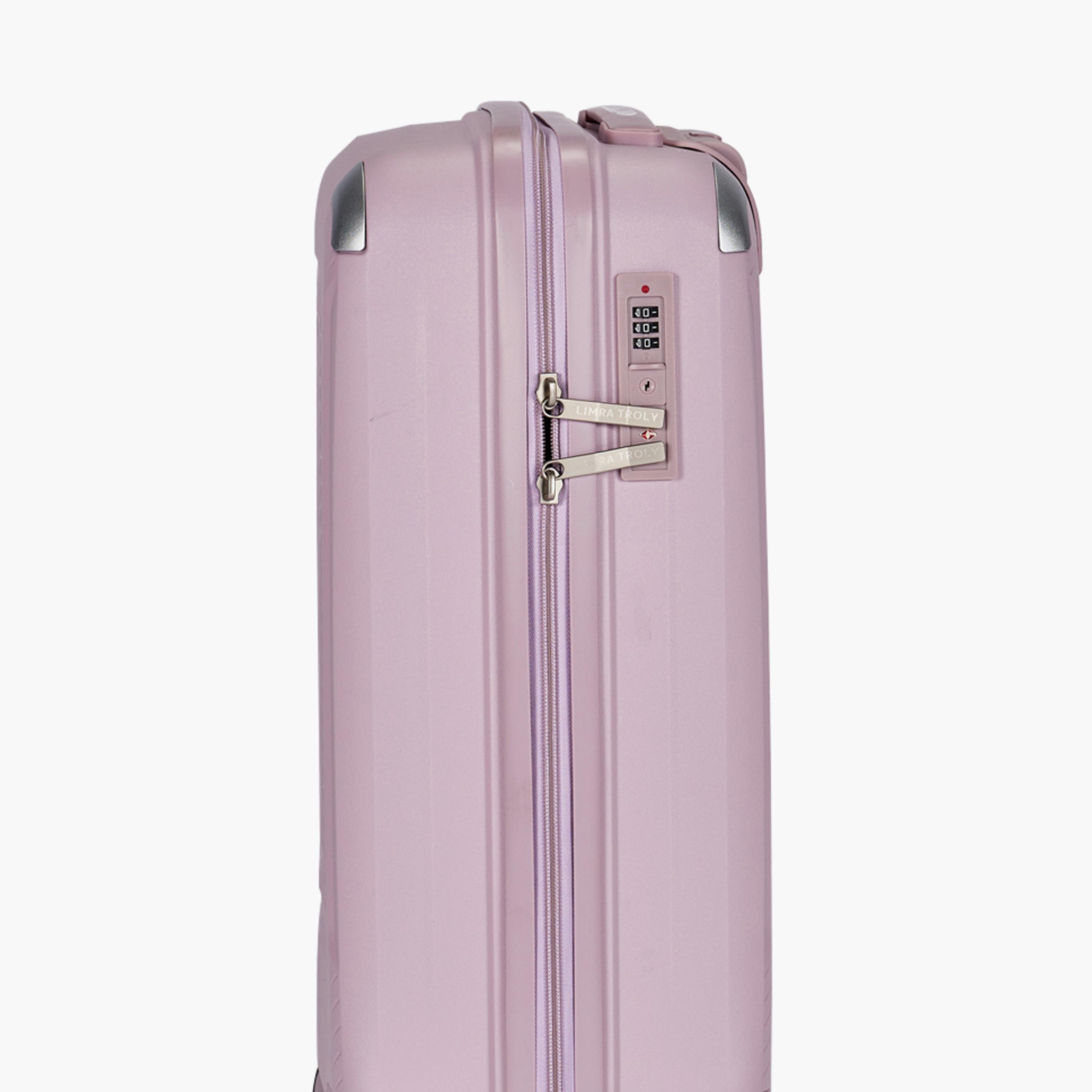 LIMRA 56 CM Small Cabin Polypropylene Hard-Sided 4-Wheeler Spinner Trolley Bag with TSA Lock-travel-luggagesandbags-luggage-image-7