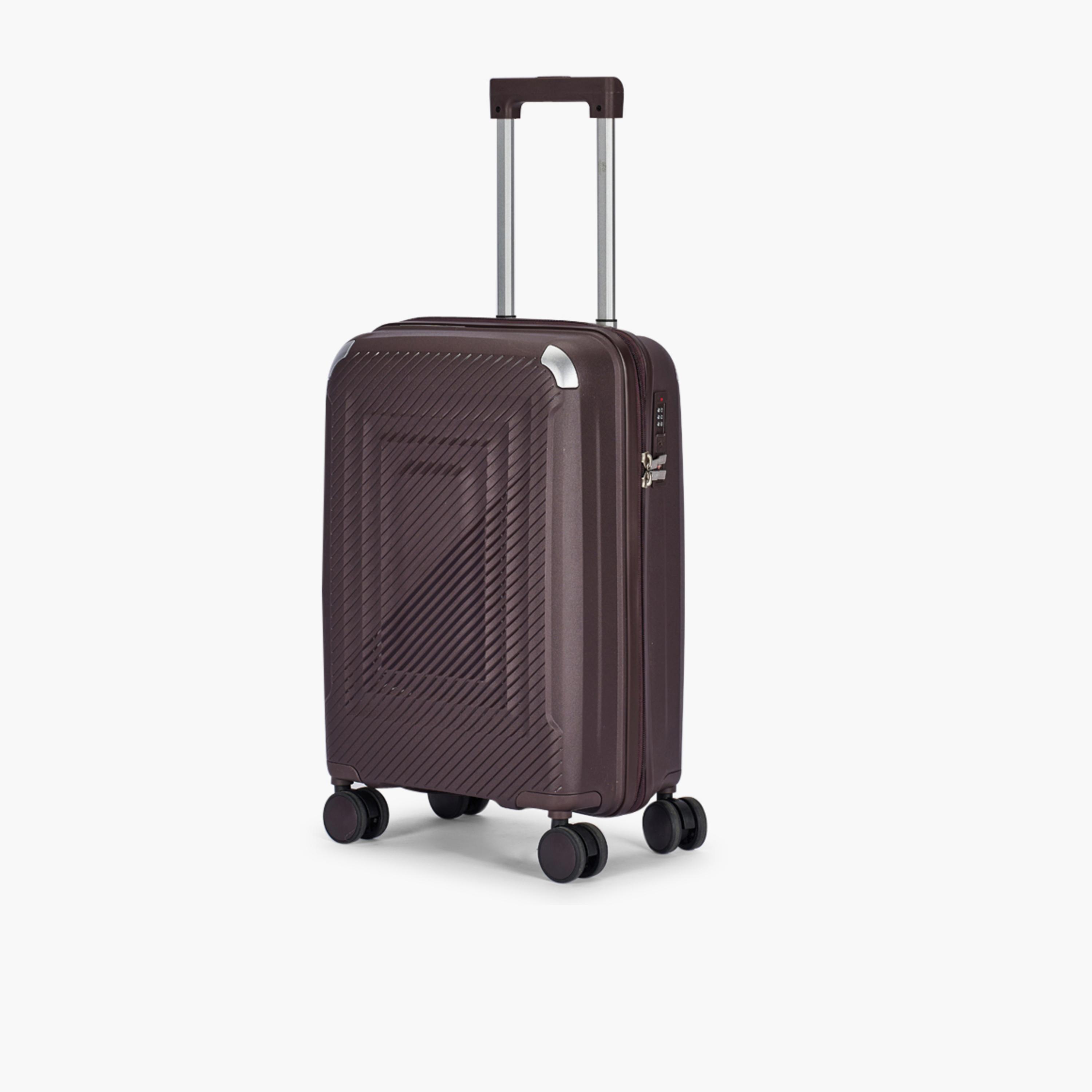 LIMRA 56 CM Small Cabin Polypropylene Hard-Sided 4-Wheeler Spinner Trolley Bag with TSA Lock-travel-luggagesandbags-luggage-image-5
