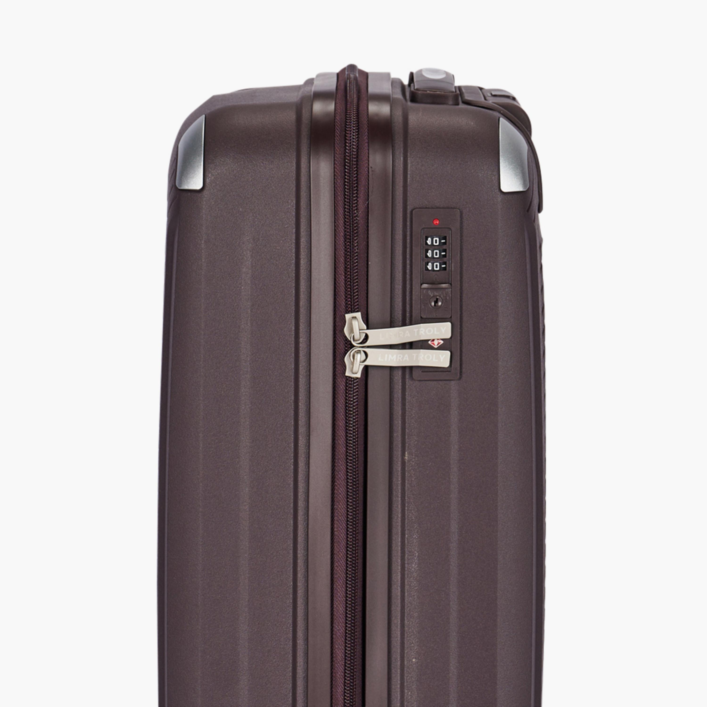 LIMRA 56 CM Small Cabin Polypropylene Hard-Sided 4-Wheeler Spinner Trolley Bag with TSA Lock-travel-luggagesandbags-luggage-image-7