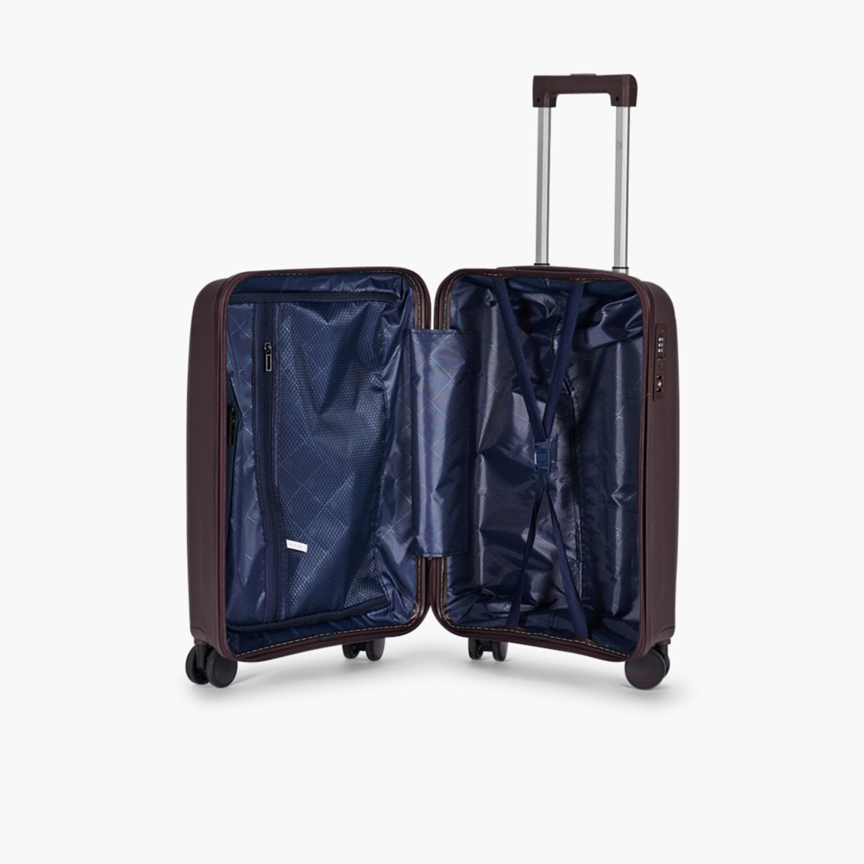 LIMRA 56 CM Small Cabin Polypropylene Hard-Sided 4-Wheeler Spinner Trolley Bag with TSA Lock-travel-luggagesandbags-luggage-image-8