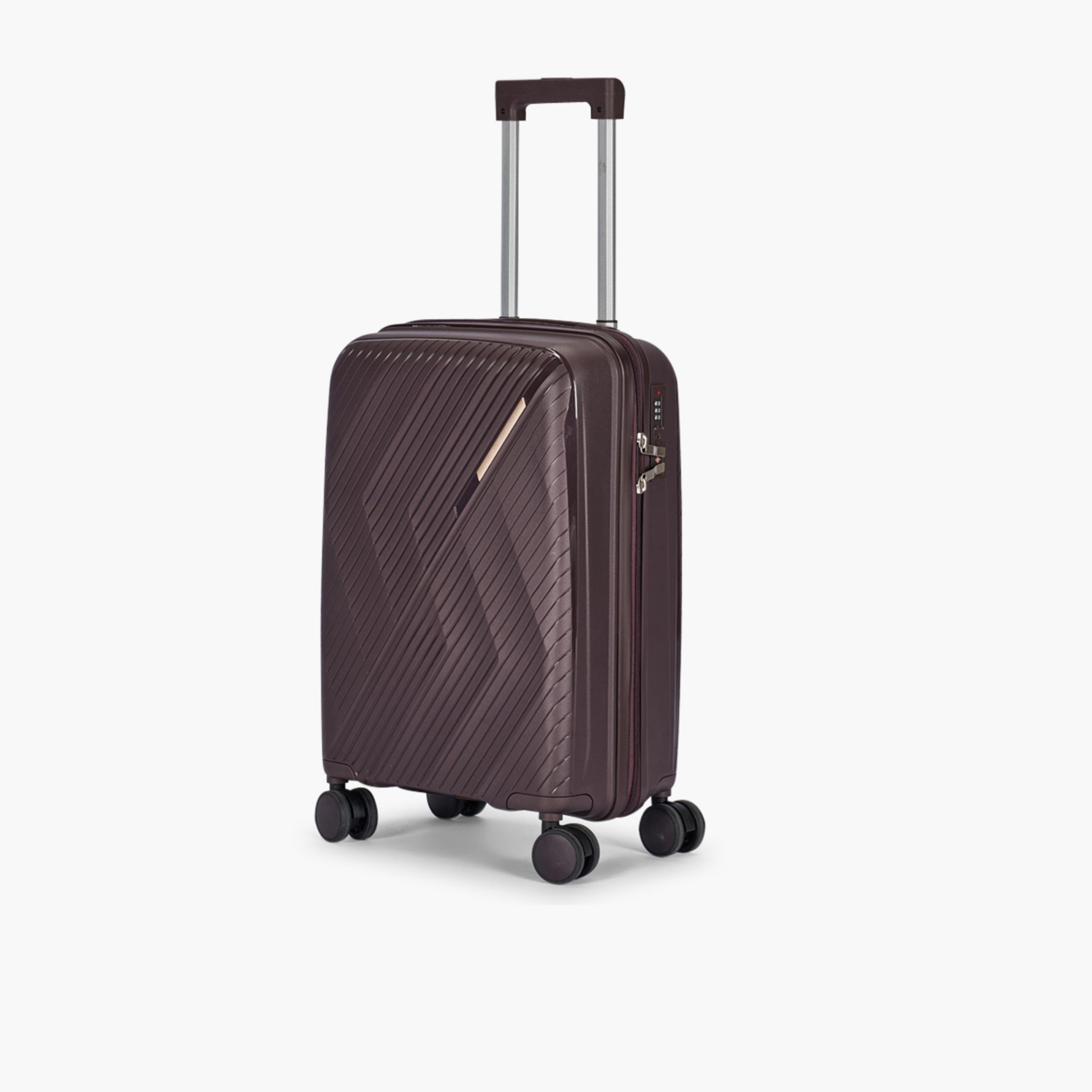 LIMRA 56 CM Small Cabin Polypropylene Hard-Sided 4-Wheeler Spinner Trolley Bag with TSA Lock-travel-luggagesandbags-luggage-image-5