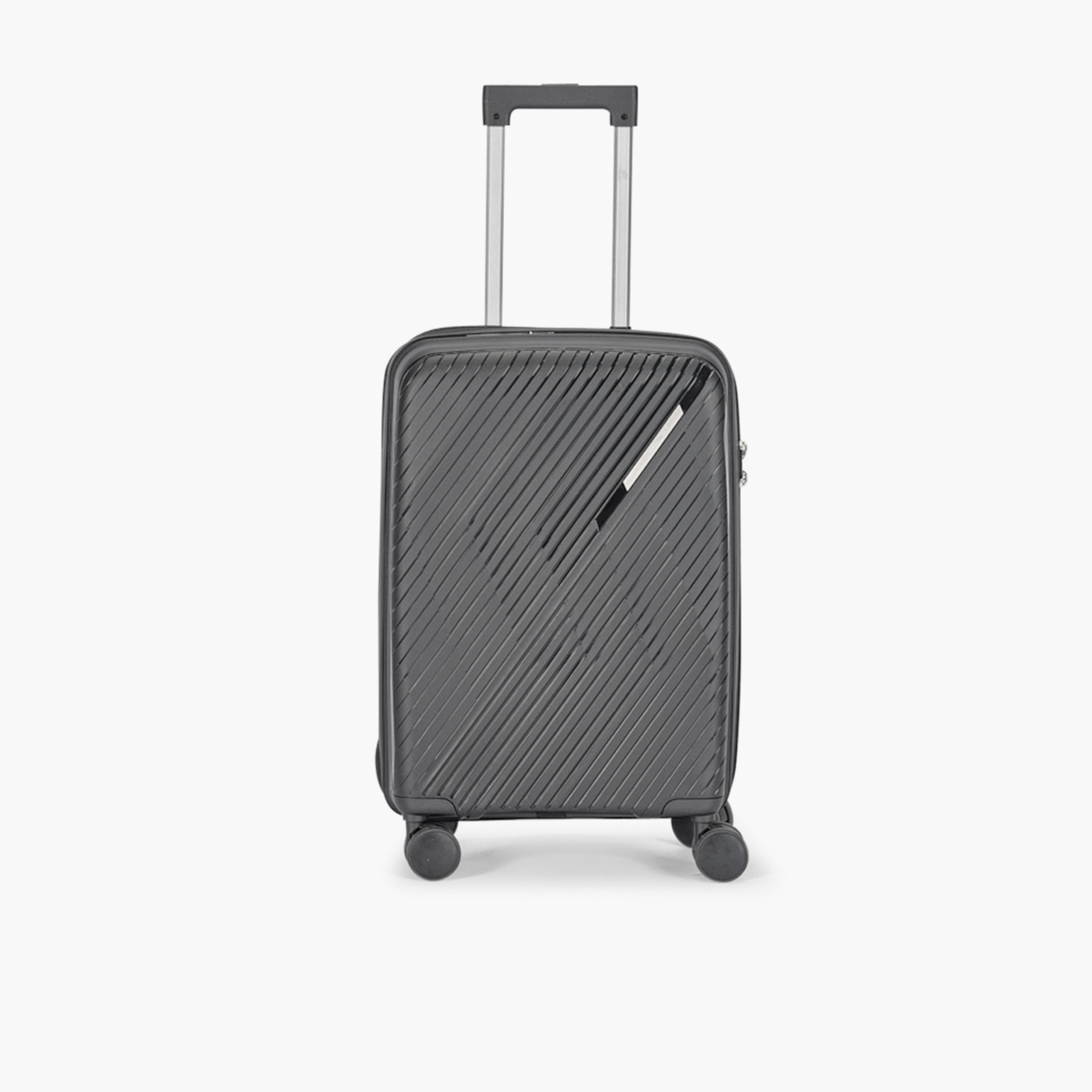 ليمرا - شنطة سفر صغيرة الحجم 56 سم جوانب صلبة من البولي بروبيلين أربع عجلات دوارة، قفل TSA-travel-luggagesandbags-luggage-image-1