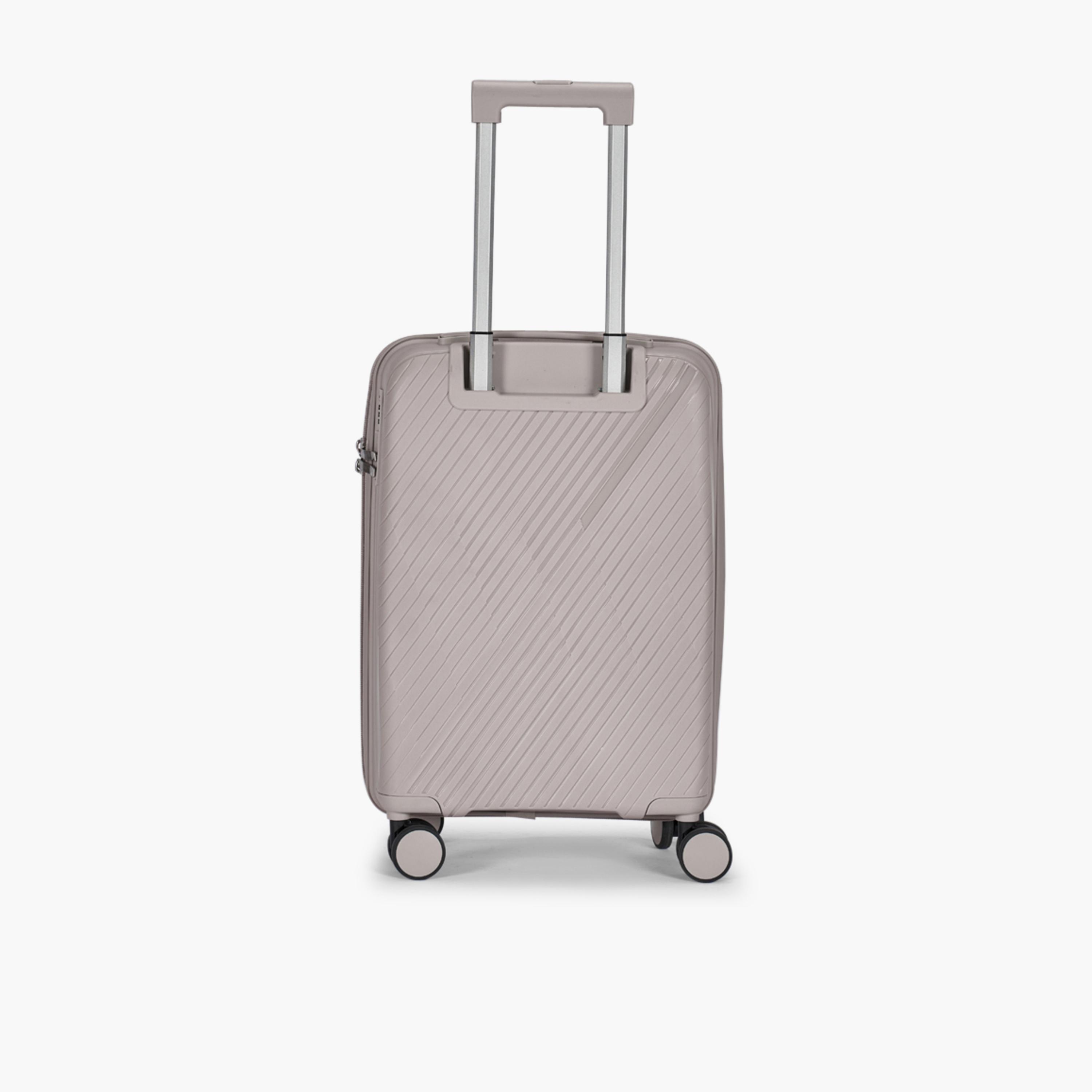 LIMRA Set of 3 Polypropylene Hard-Sided 4-Wheeler Spinner Trolley Bag with TSA Lock-travel-luggagesandbags-luggage-image-5