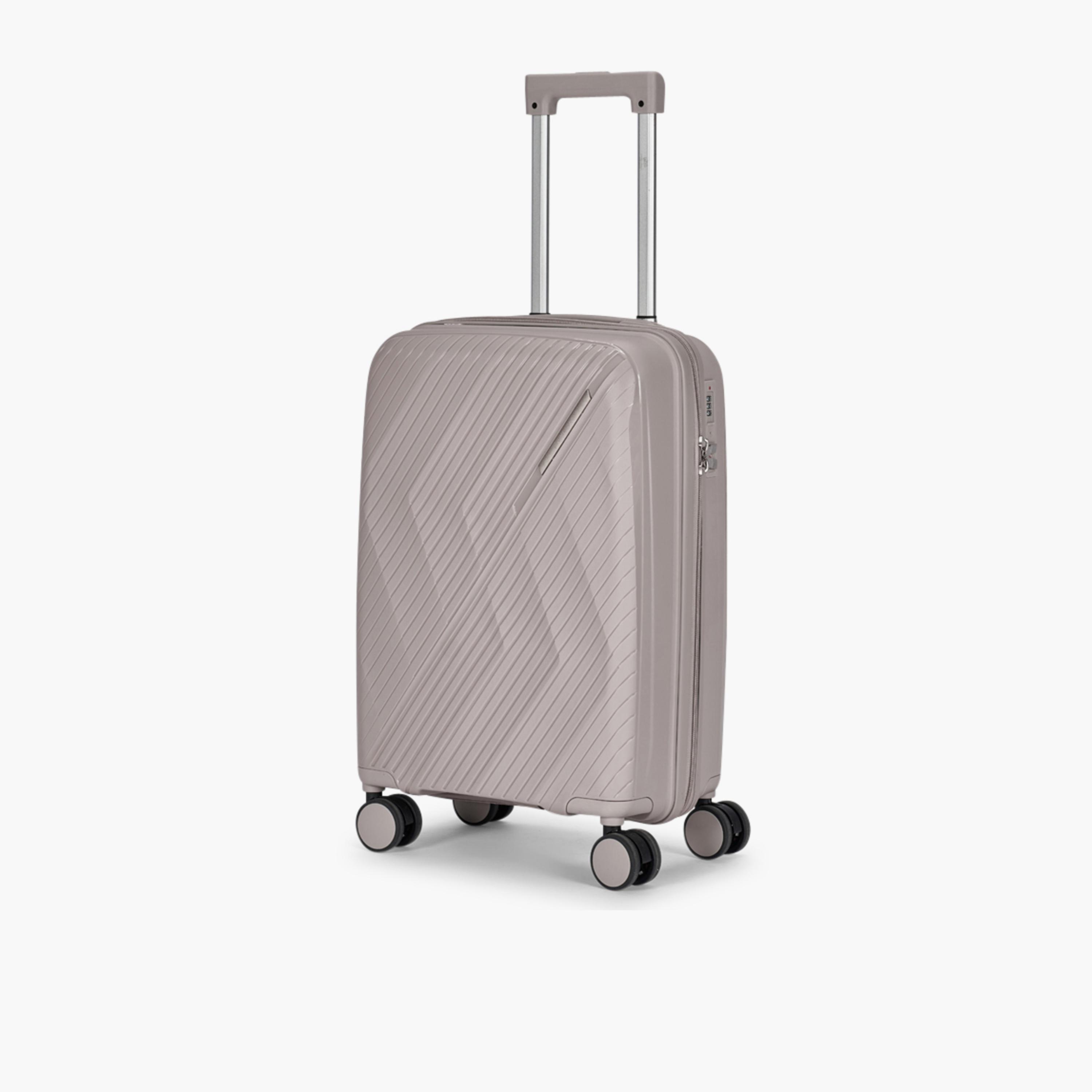 LIMRA Set of 3 Polypropylene Hard-Sided 4-Wheeler Spinner Trolley Bag with TSA Lock-travel-luggagesandbags-luggage-image-6