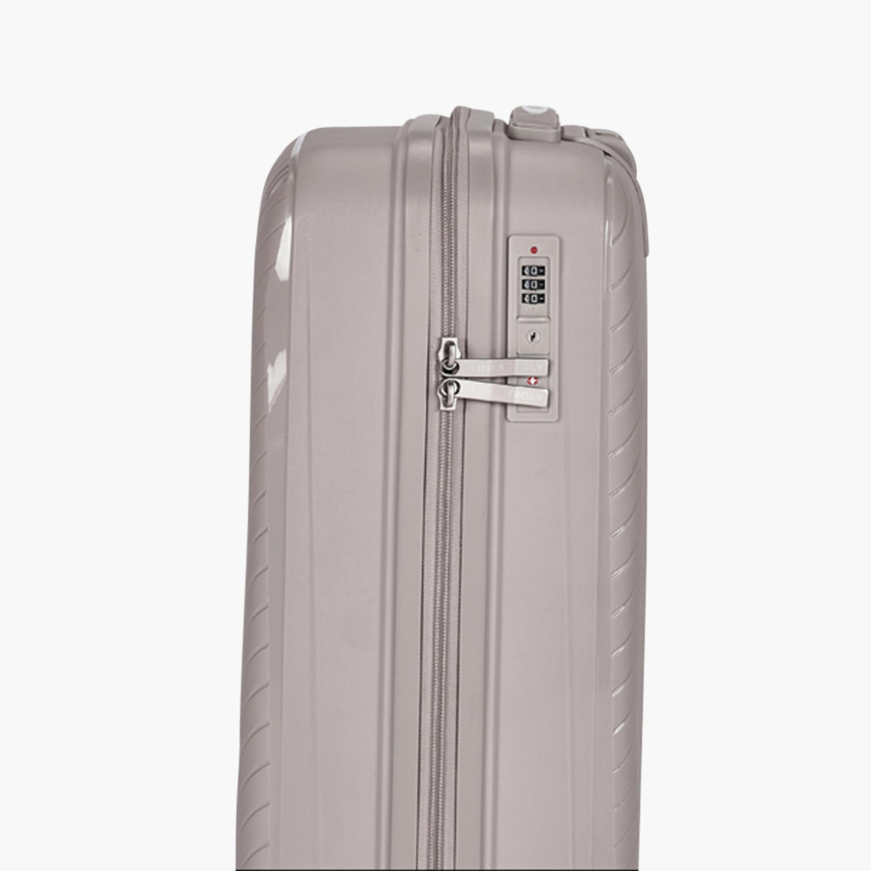 LIMRA Set of 3 Polypropylene Hard-Sided 4-Wheeler Spinner Trolley Bag with TSA Lock-travel-luggagesandbags-luggage-image-7