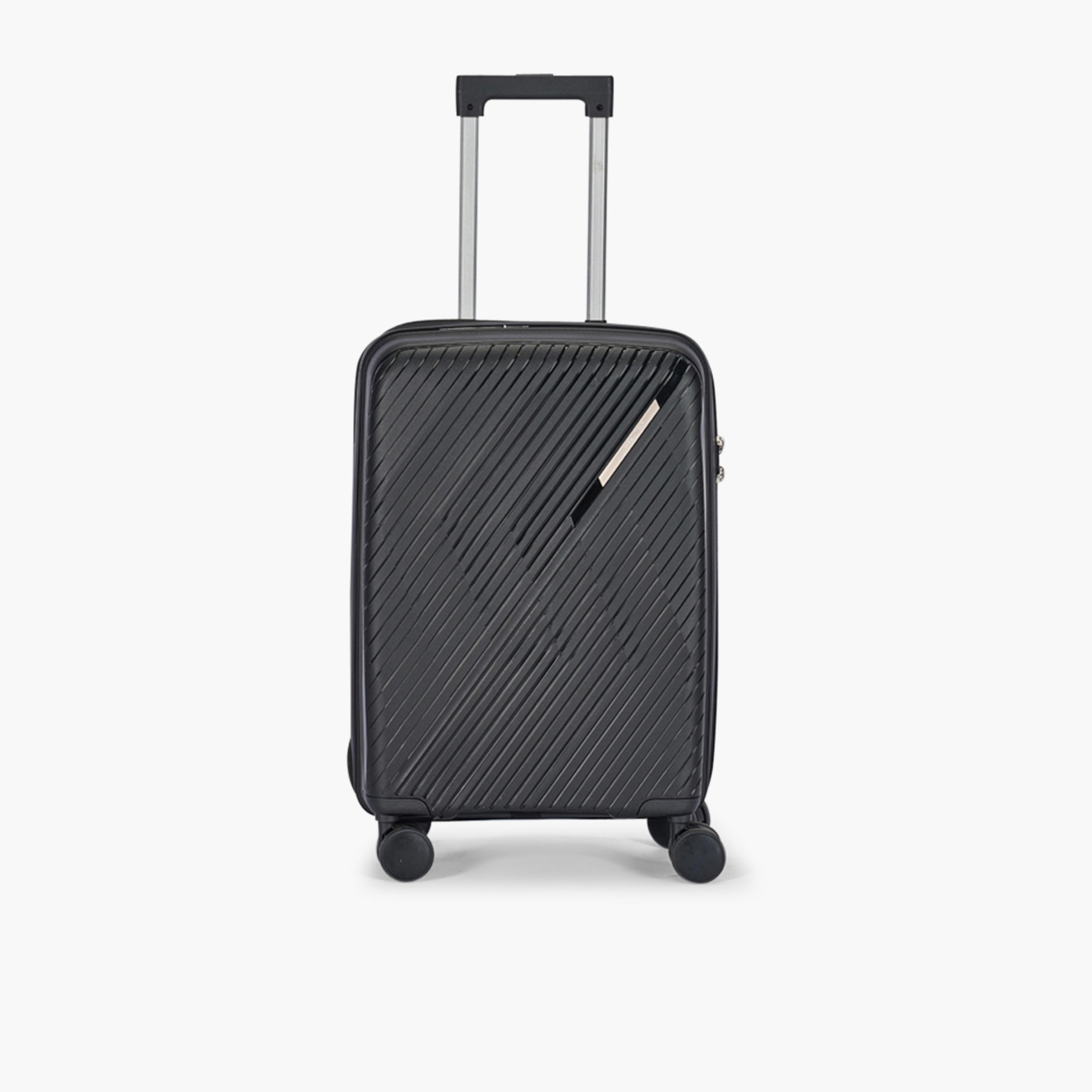 LIMRA Set of 3 Polypropylene Hard-Sided 4-Wheeler Spinner Trolley Bag with TSA Lock-travel-luggagesandbags-luggage-image-4