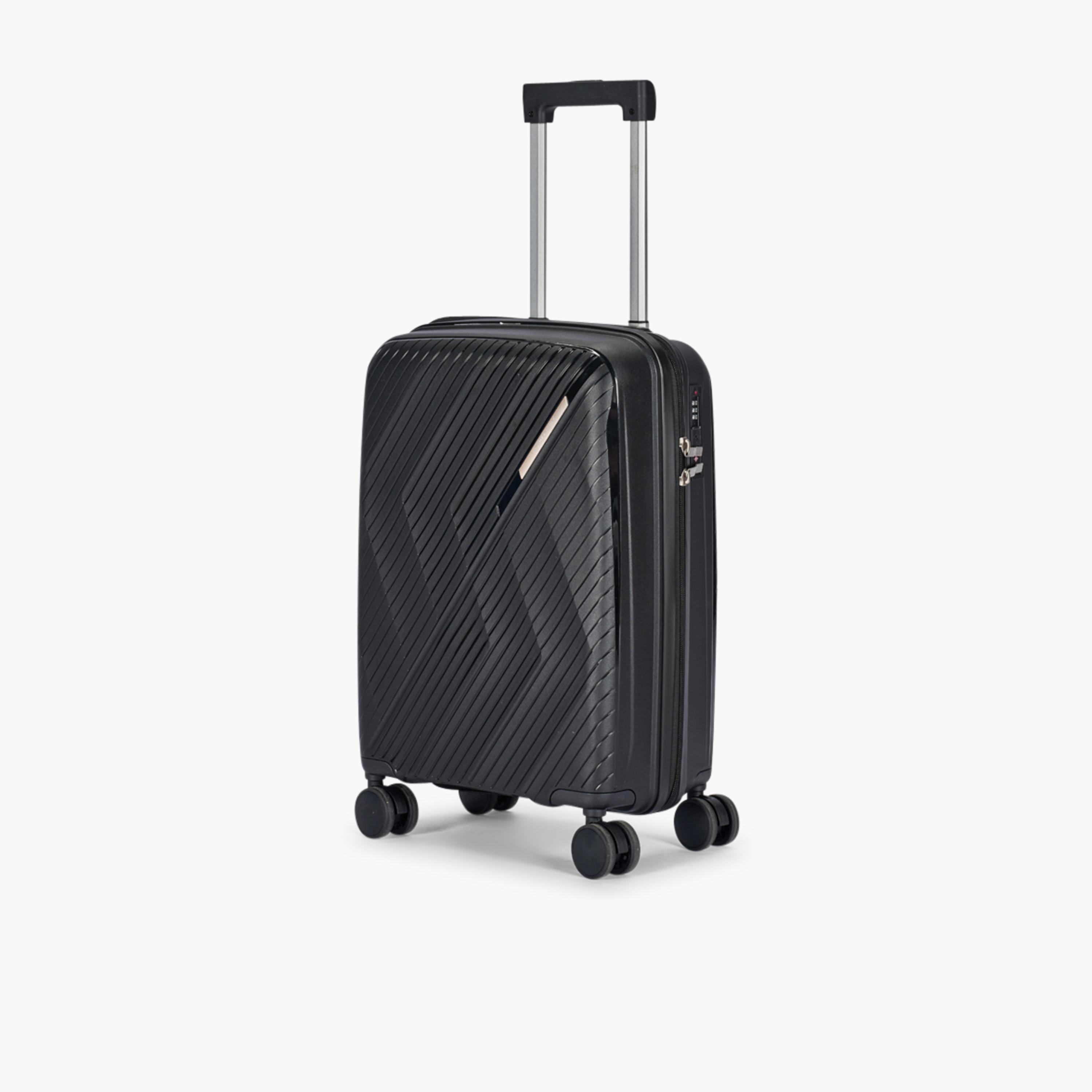 LIMRA Set of 3 Polypropylene Hard-Sided 4-Wheeler Spinner Trolley Bag with TSA Lock-travel-luggagesandbags-luggage-image-6