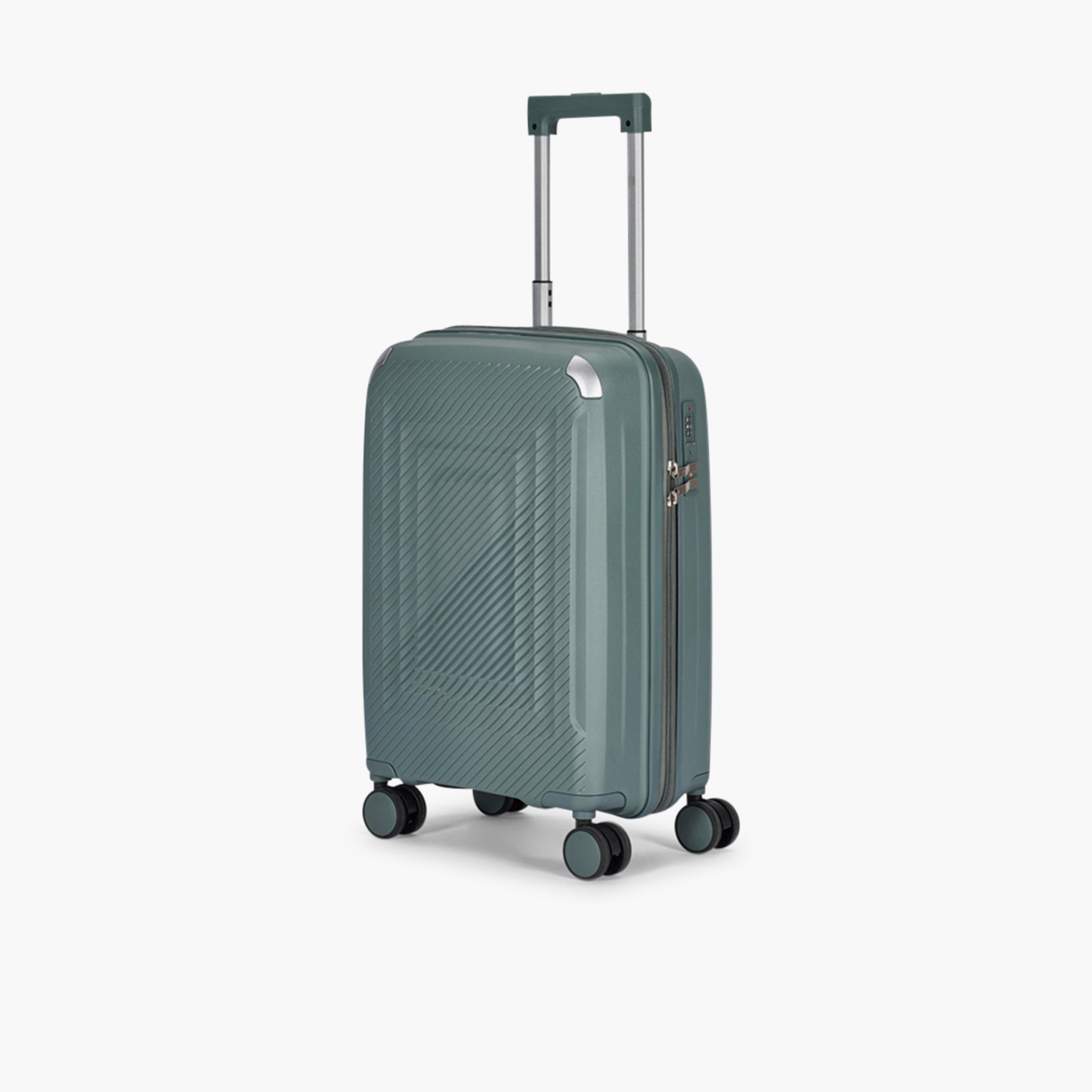 LIMRA Set of 3 Polypropylene Hard-Sided 4-Wheeler Spinner Trolley Bag with TSA Lock-travel-luggagesandbags-luggage-image-6