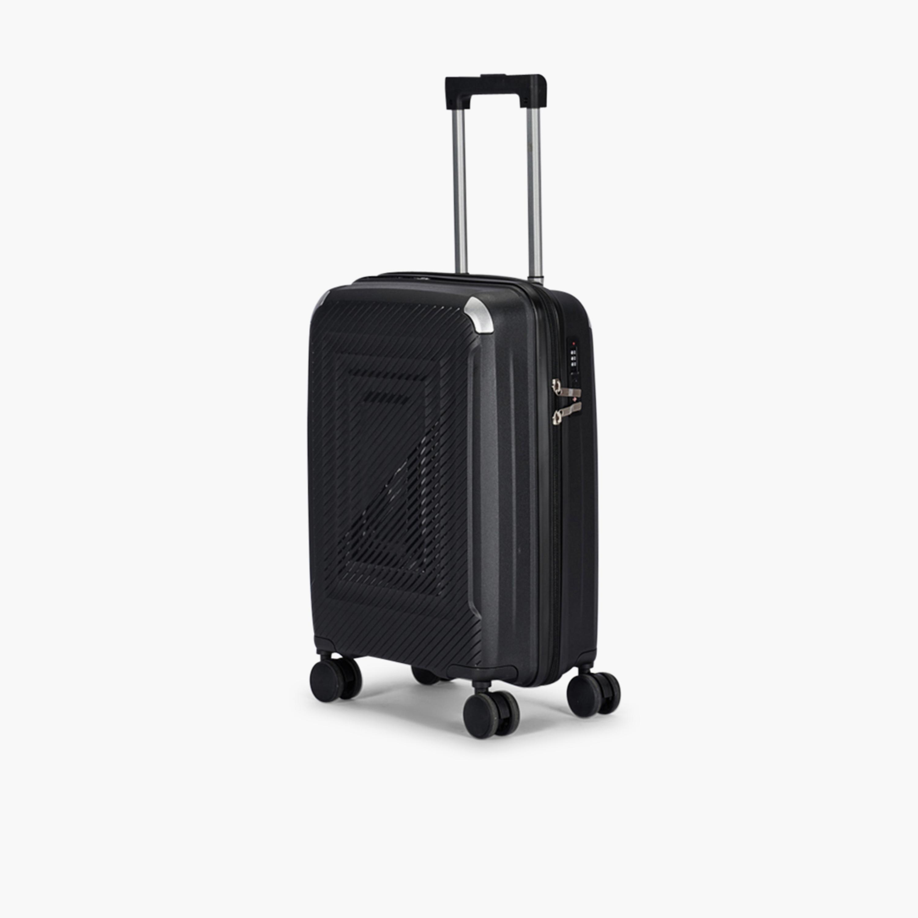LIMRA Set of 3 Polypropylene Hard-Sided 4-Wheeler Spinner Trolley Bag with TSA Lock-travel-luggagesandbags-luggage-image-6