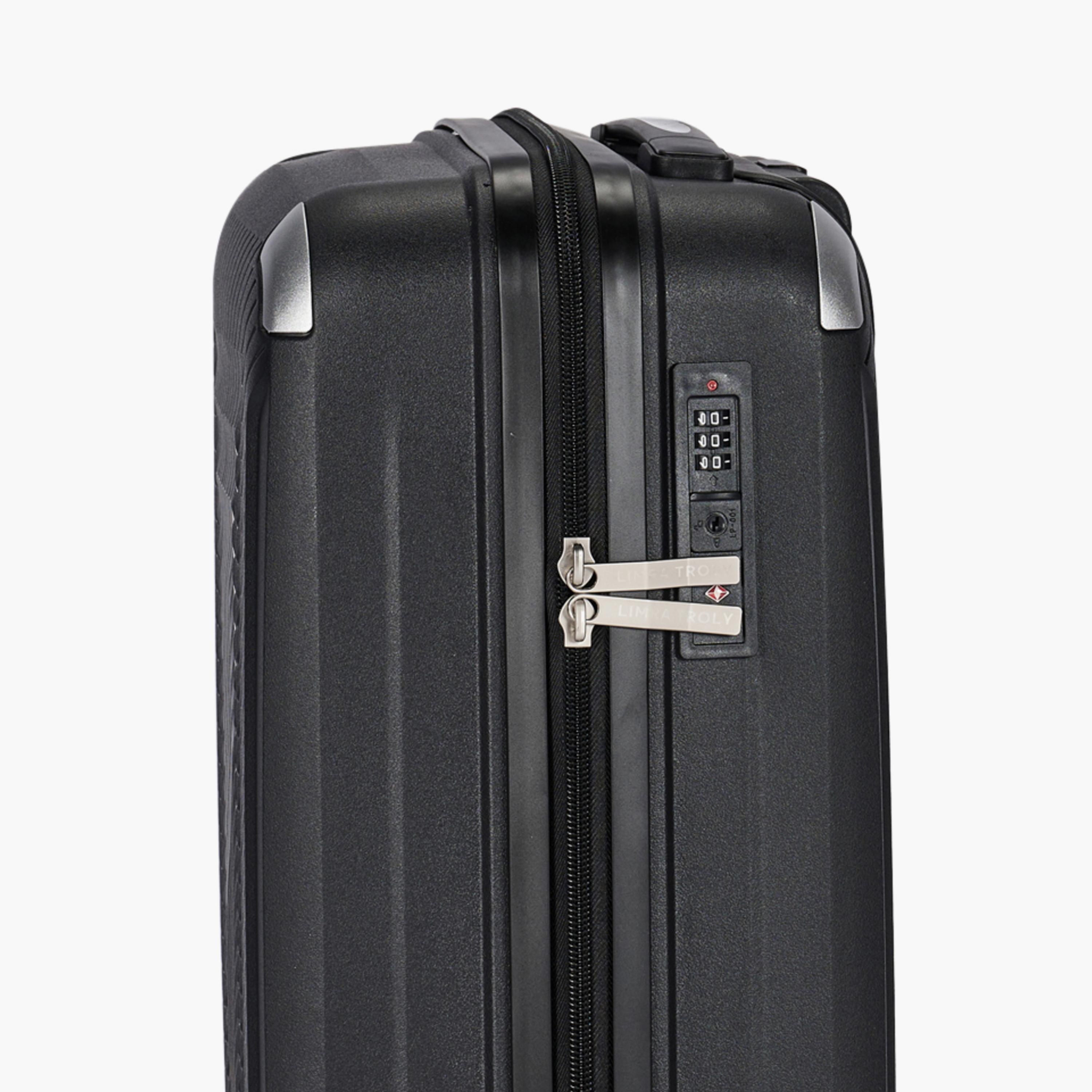 LIMRA Set of 3 Polypropylene Hard-Sided 4-Wheeler Spinner Trolley Bag with TSA Lock-travel-luggagesandbags-luggage-image-7