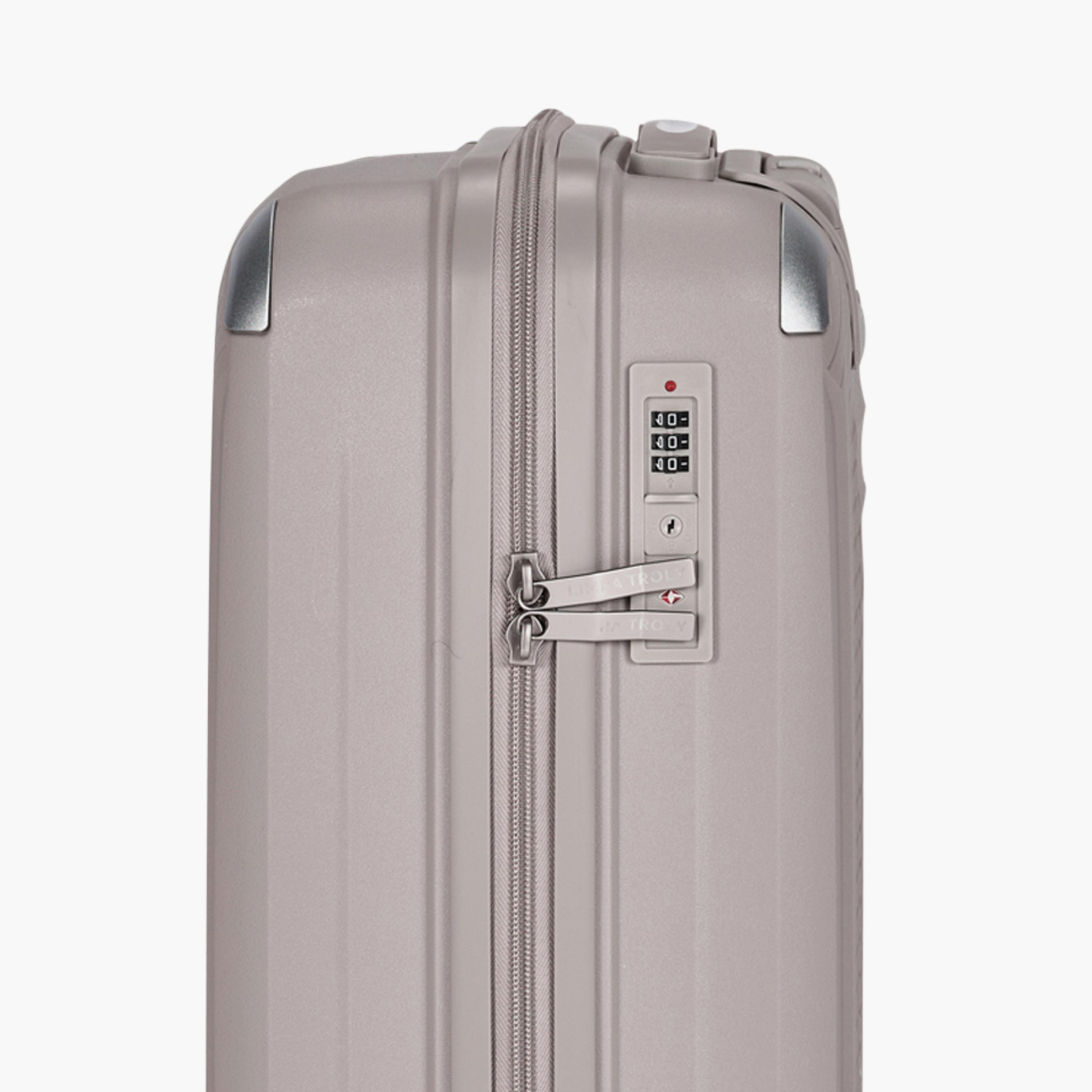 LIMRA Set of 3 Polypropylene Hard-Sided 4-Wheeler Spinner Trolley Bag with TSA Lock-travel-luggagesandbags-luggage-image-7