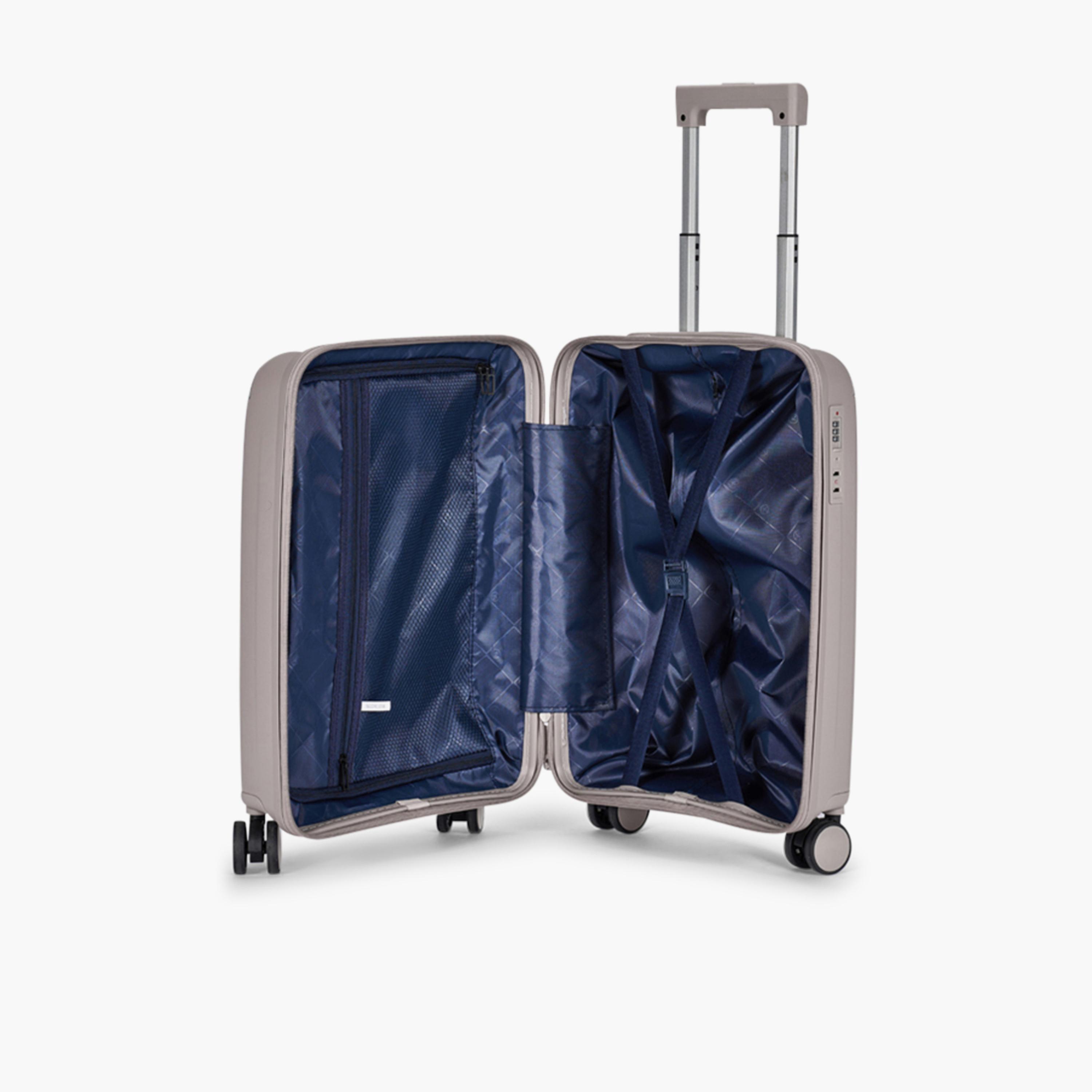 LIMRA Set of 3 Polypropylene Hard-Sided 4-Wheeler Spinner Trolley Bag with TSA Lock-travel-luggagesandbags-luggage-image-8