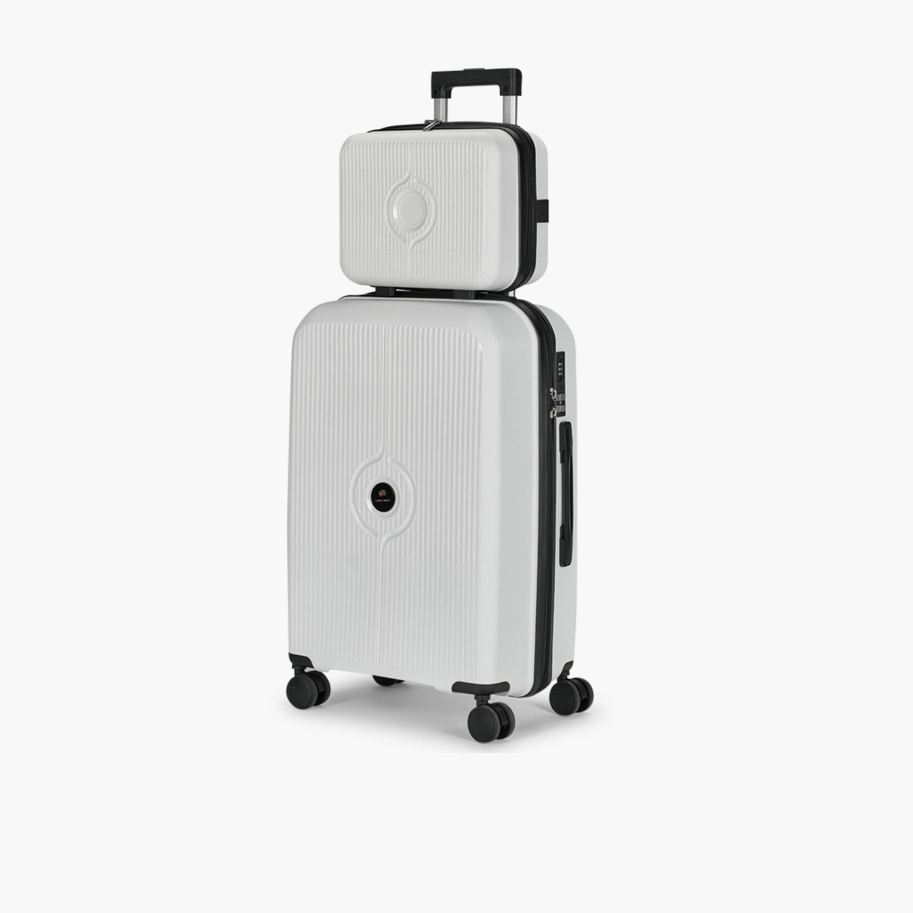 LIMRA Set of 4 Polypropylene Hard-Sided 4-Wheeler Spinner Trolley Bag with TSA Lock-travel-luggagesandbags-luggage-image-4