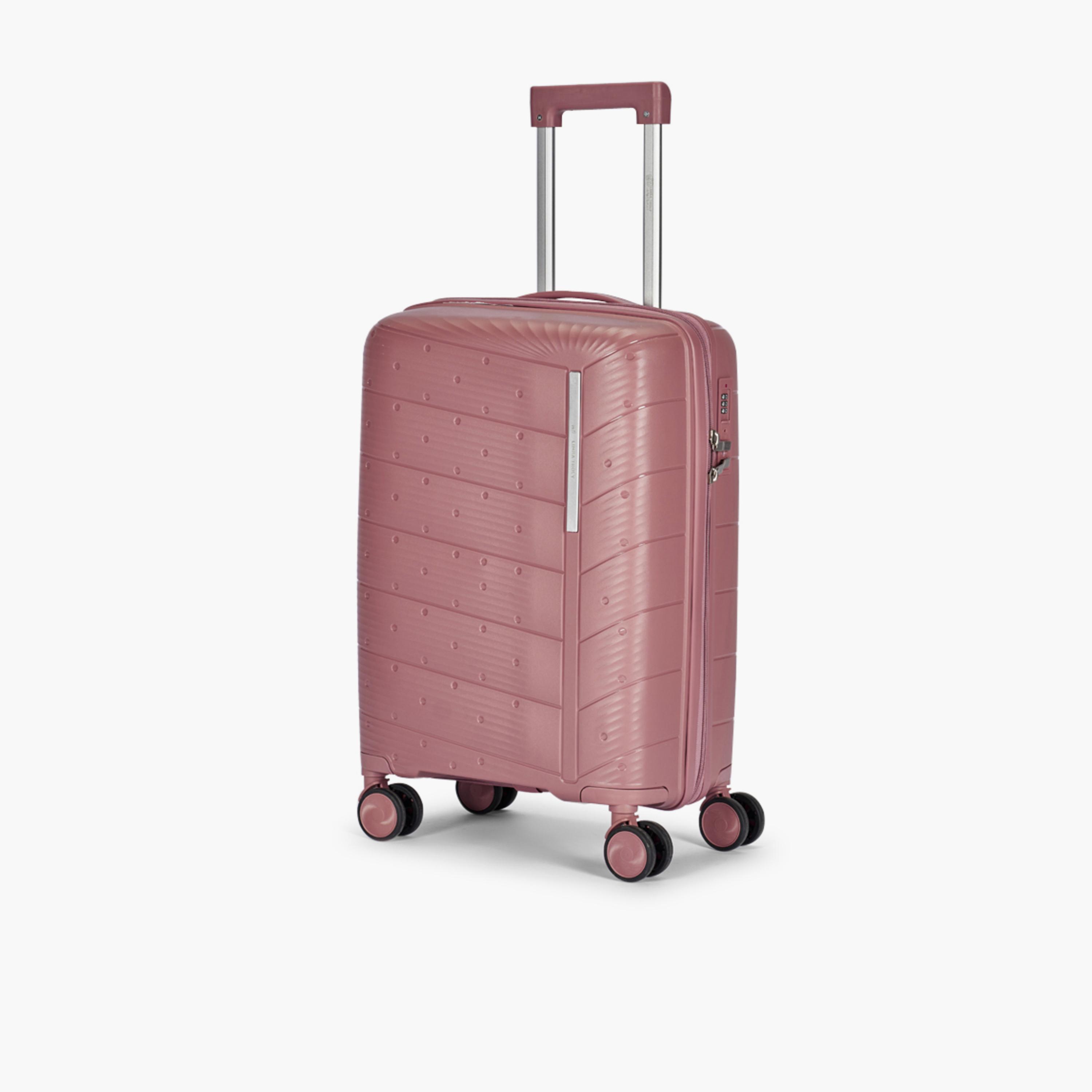 LIMRA Set of 4 Polypropylene Hard-Sided 4-Wheeler Spinner Trolley Bag with TSA Lock-travel-luggagesandbags-luggage-image-5