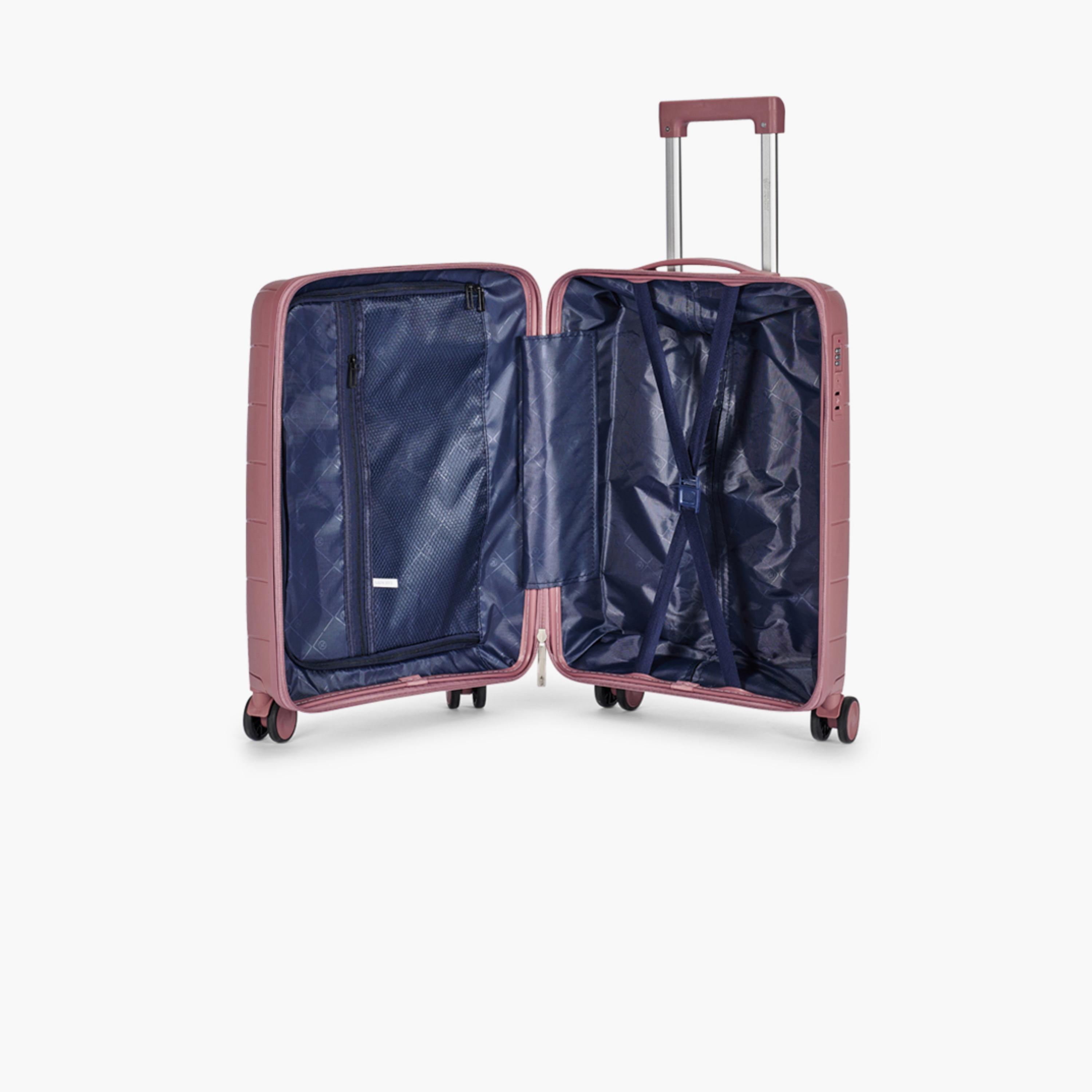 LIMRA Set of 4 Polypropylene Hard-Sided 4-Wheeler Spinner Trolley Bag with TSA Lock-travel-luggagesandbags-luggage-image-8