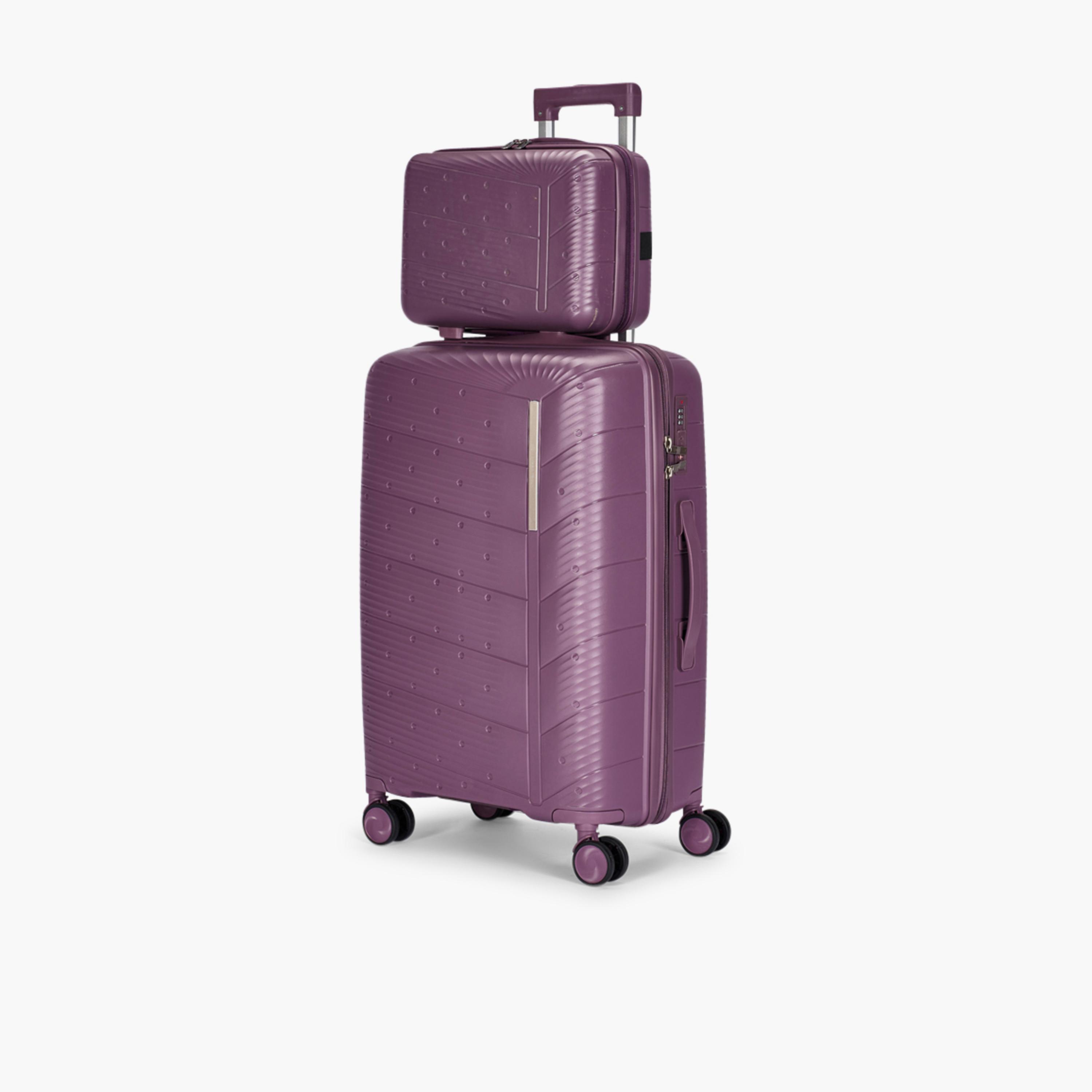 ليمرا - طقم 4 شنط سفر جوانب صلبة من البولي بروبيلين بأربع عجلات دوارة قفل TSA-travel-luggagesandbags-luggage-image-4