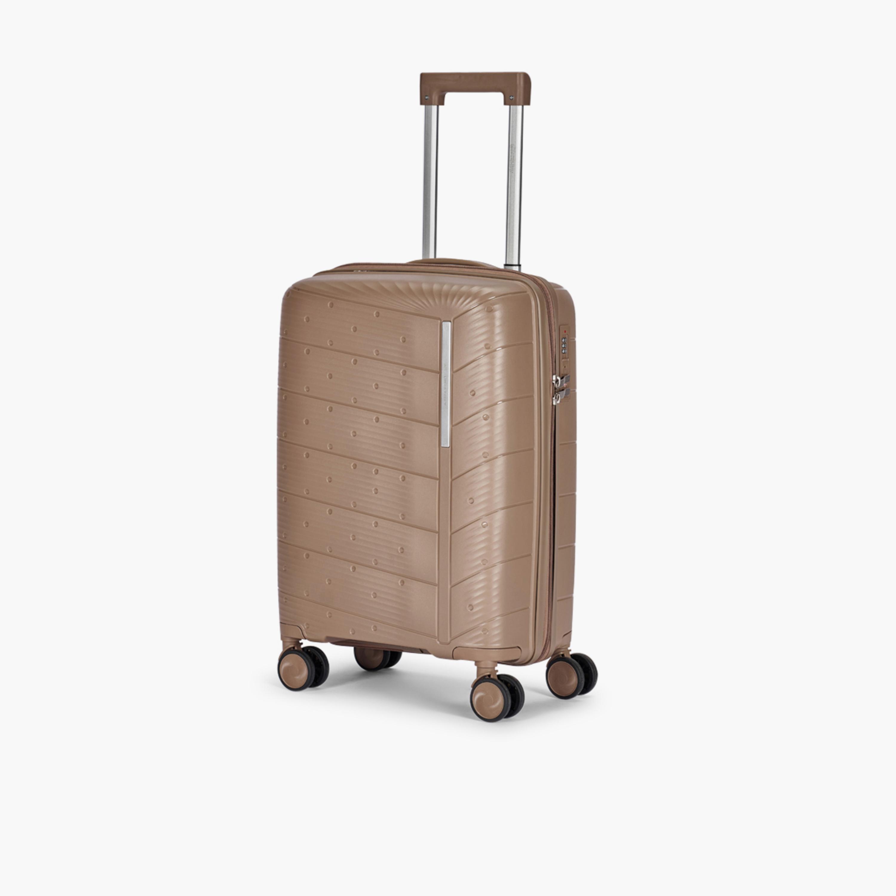 LIMRA Set of 4 Polypropylene Hard-Sided 4-Wheeler Spinner Trolley Bag with TSA Lock-travel-luggagesandbags-luggage-image-5