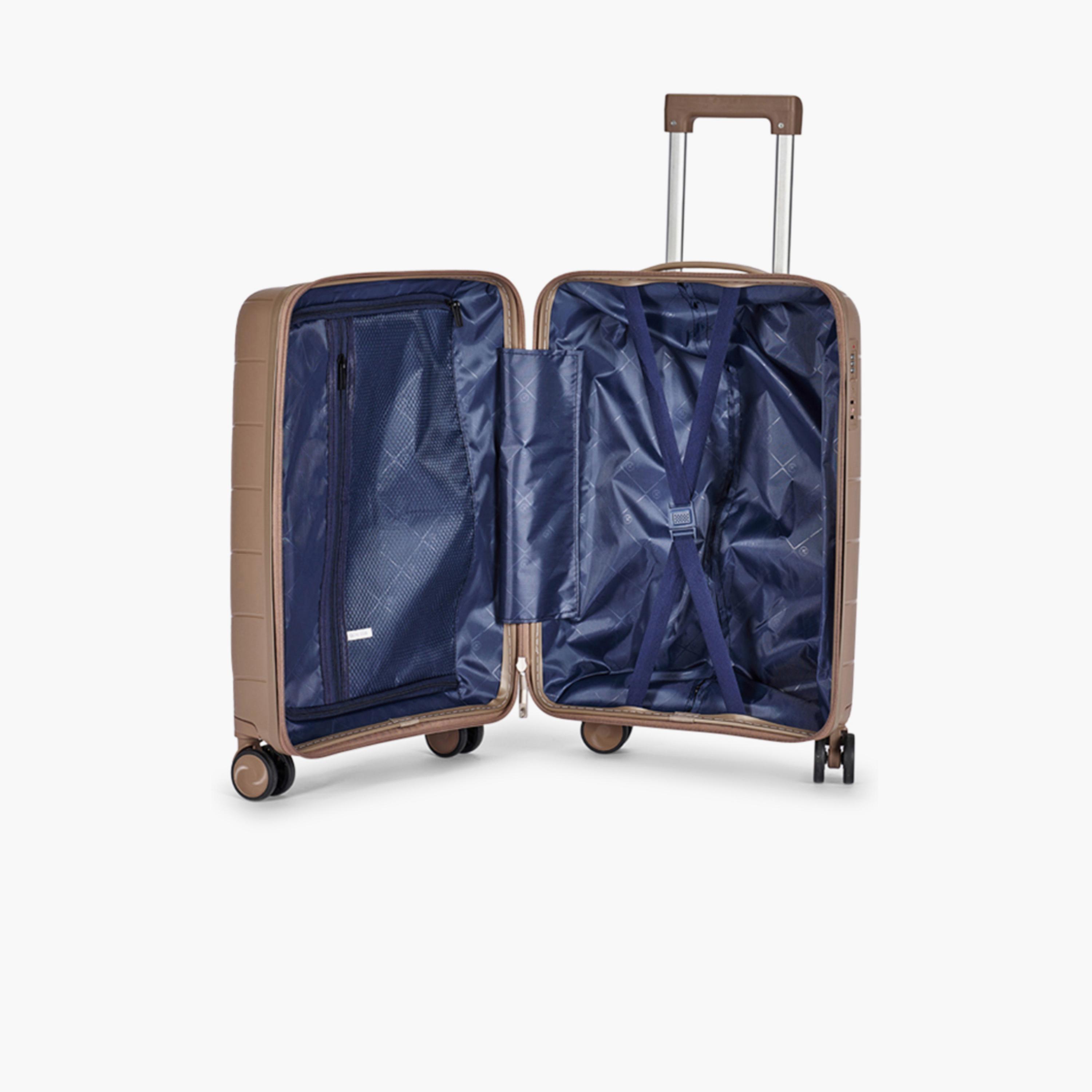 LIMRA Set of 4 Polypropylene Hard-Sided 4-Wheeler Spinner Trolley Bag with TSA Lock-travel-luggagesandbags-luggage-image-8