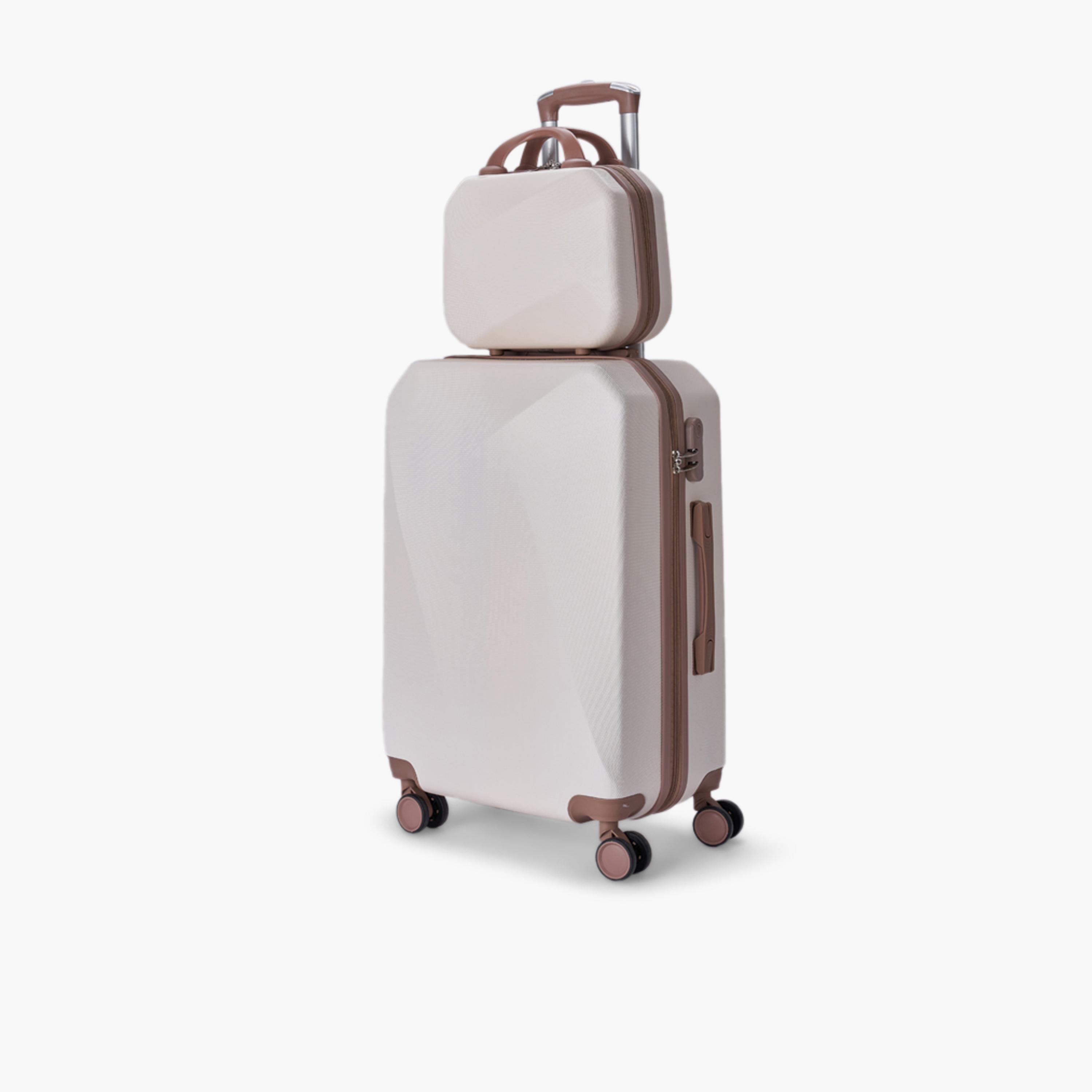 LIMRA Set of 6 ABS Hard-Sided 4-Wheeler Spinner Trolley Bag with Combination Lock-travel-luggagesandbags-luggage-image-4
