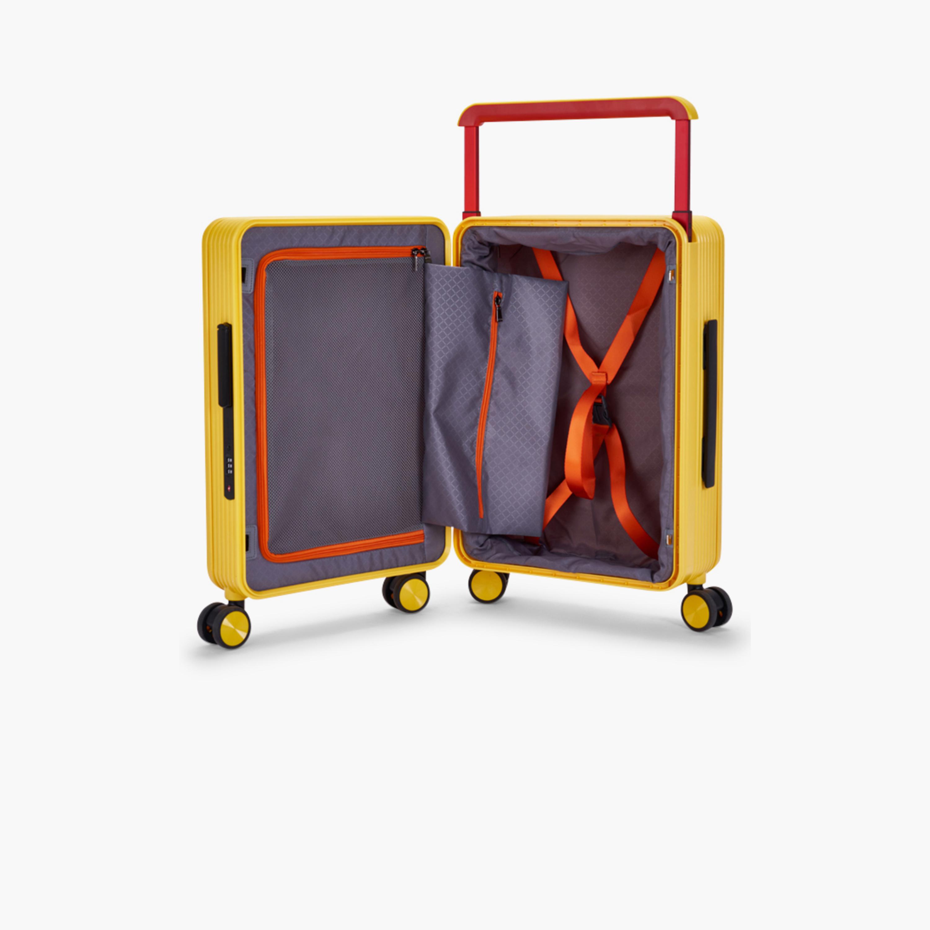 LIMRA 56 CM Small Cabin Polycarbonate Hard-Sided 4-Wheeler Spinner Trolley Bag with TSA Lock-travel-luggagesandbags-luggage-image-9