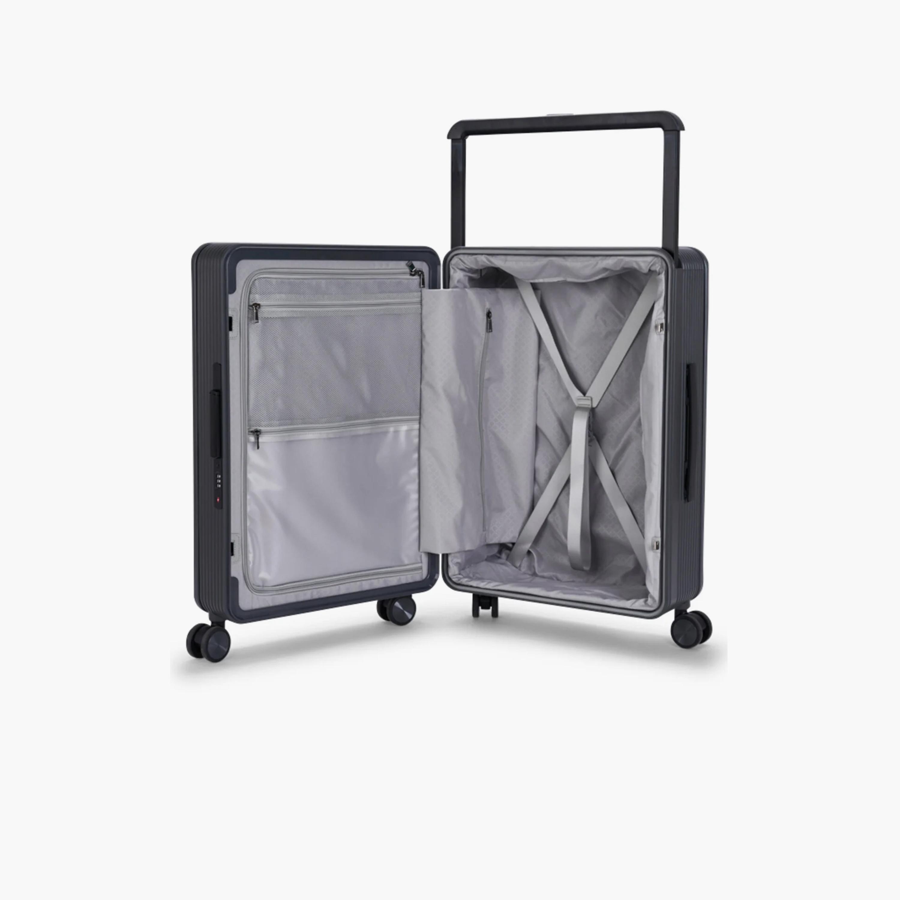 ليمرا - شنطة سفر صغيرة الحجم 56 سم جوانب صلبة من البولي كربونات أربع عجلات دوارة، قفل TSA-travel-luggagesandbags-luggage-image-6