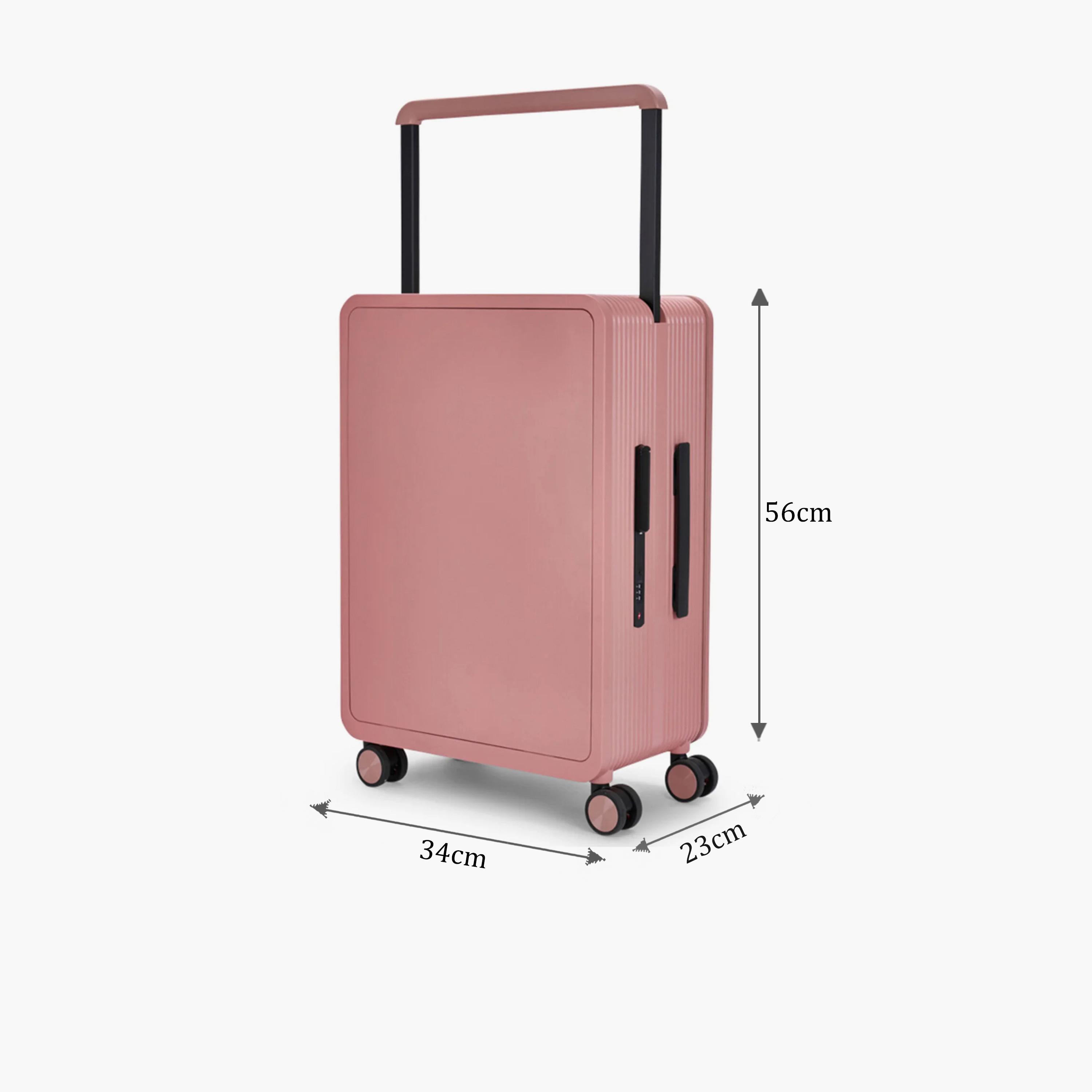 ليمرا - شنطة سفر صغيرة الحجم 56 سم جوانب صلبة من البولي كربونات أربع عجلات دوارة، قفل TSA-travel-luggagesandbags-luggage-image-2