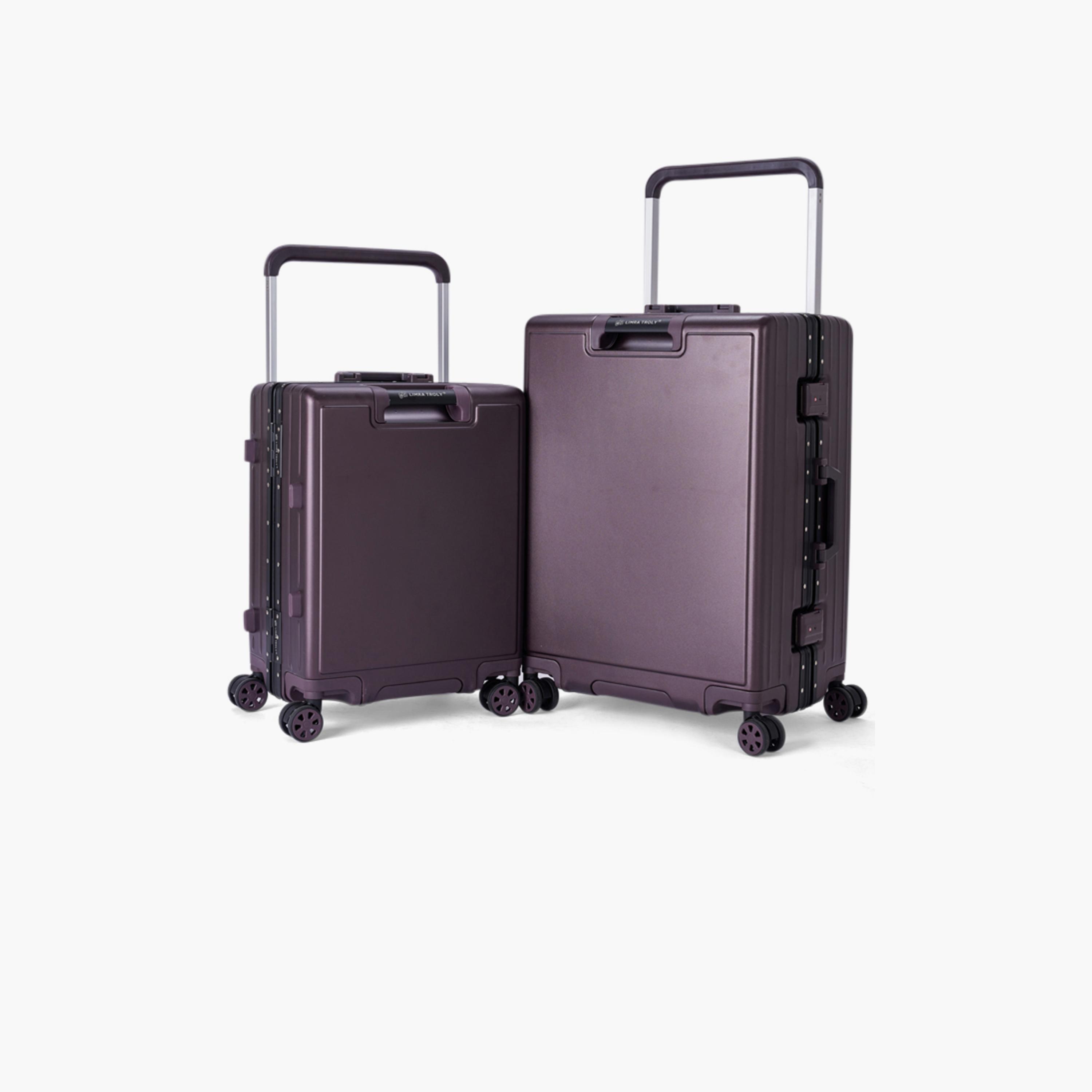 ليمرا - طقم شنطتين جوانب صلبة من البولي كربونات وأربع عجلات دوارة قفل برقم سري-travel-luggagesandbags-luggage-image-1