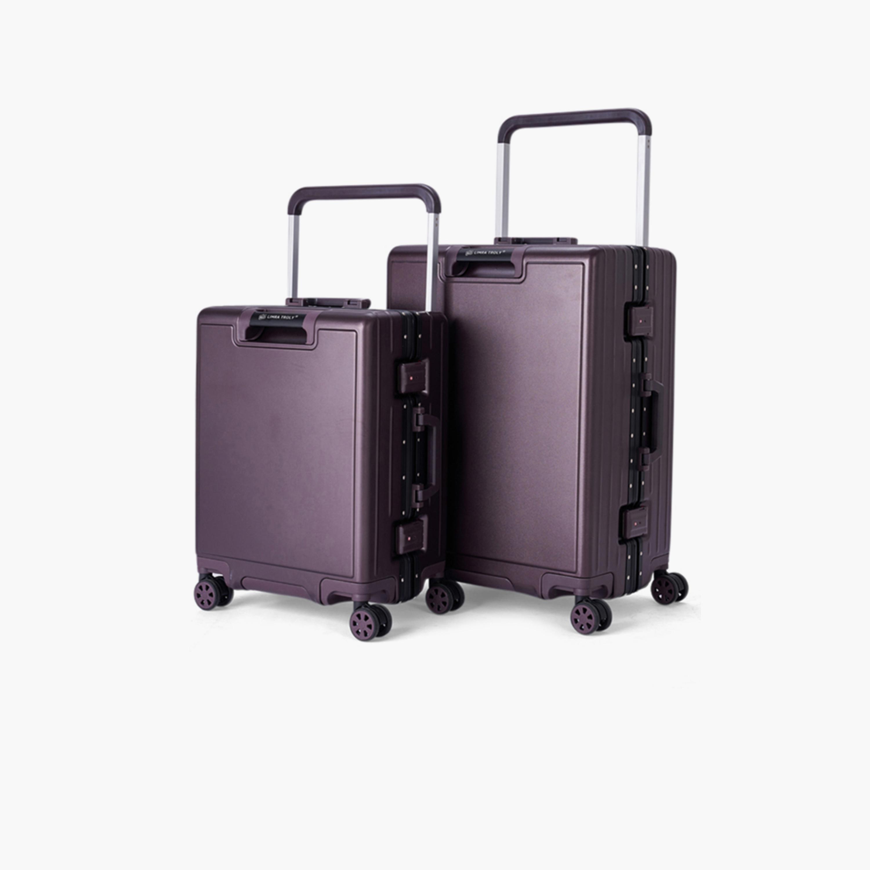 ليمرا - طقم شنطتين جوانب صلبة من البولي كربونات وأربع عجلات دوارة قفل برقم سري-travel-luggagesandbags-luggage-image-4