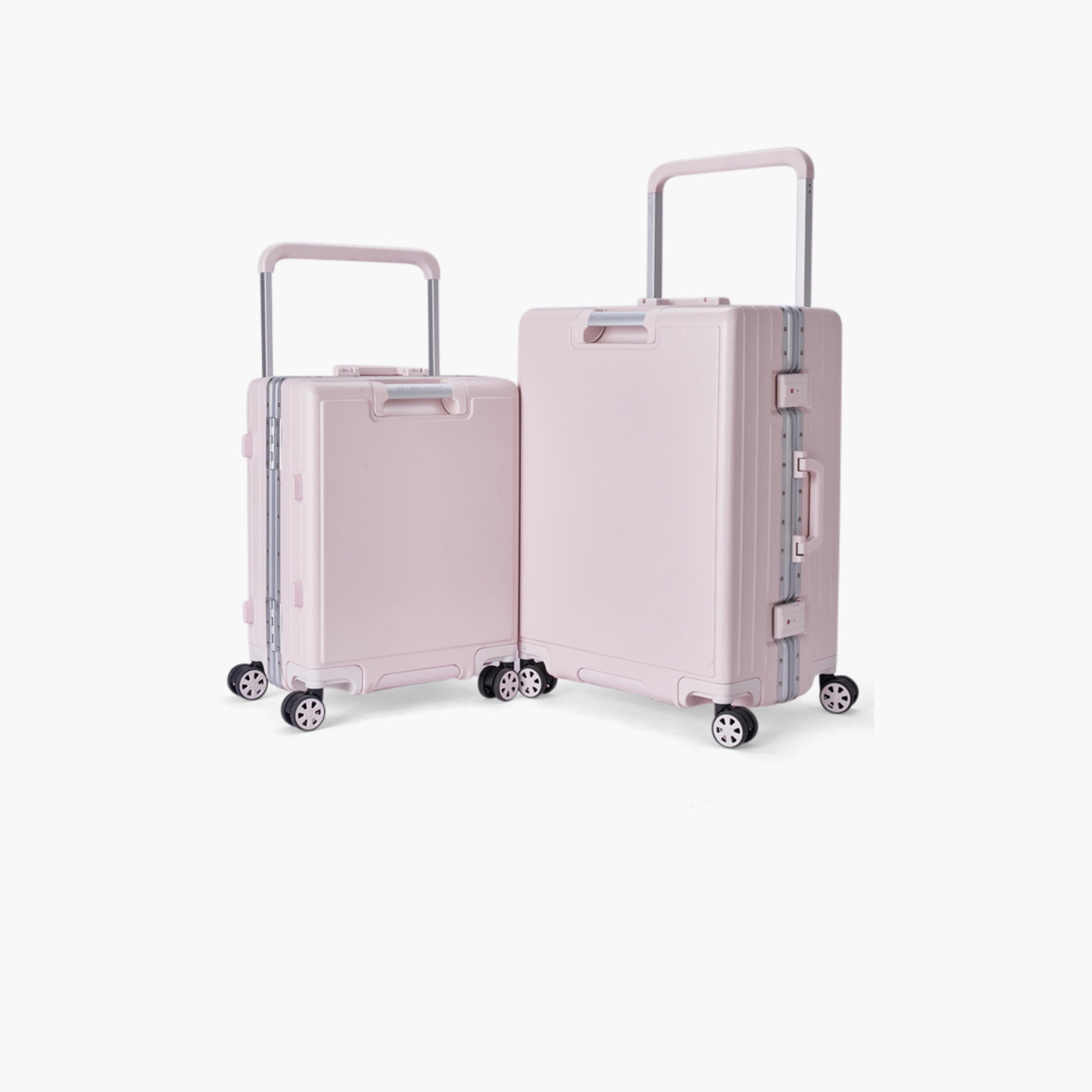LIMRA Set of 2 Polycarbonate Hard-Sided 4-Wheeler Spinner Trolley Bag with Combination Lock-travel-luggagesandbags-luggage-image-1