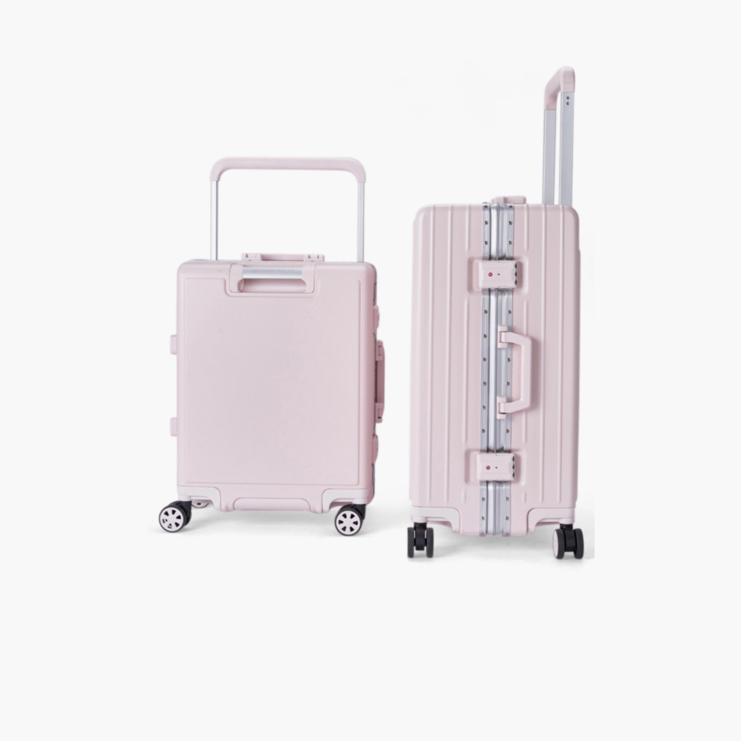 LIMRA Set of 2 Polycarbonate Hard-Sided 4-Wheeler Spinner Trolley Bag with Combination Lock-travel-luggagesandbags-luggage-image-4