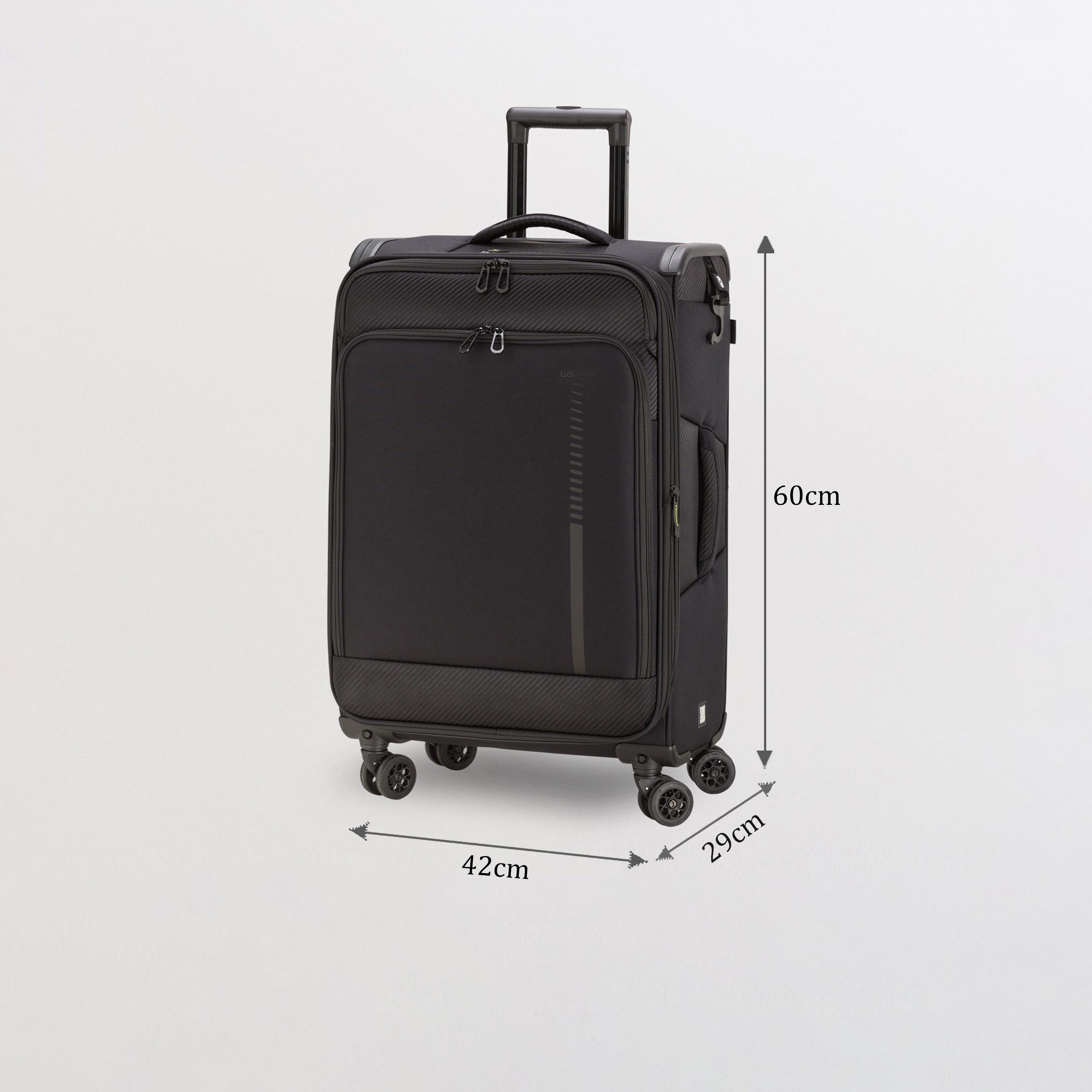 Carpisa Advantex Go 60 CM Medium Check-in Polyester Soft-Sided 4-Wheeler Spinner Trolley Bag-travel-luggagesandbags-luggage-image-2