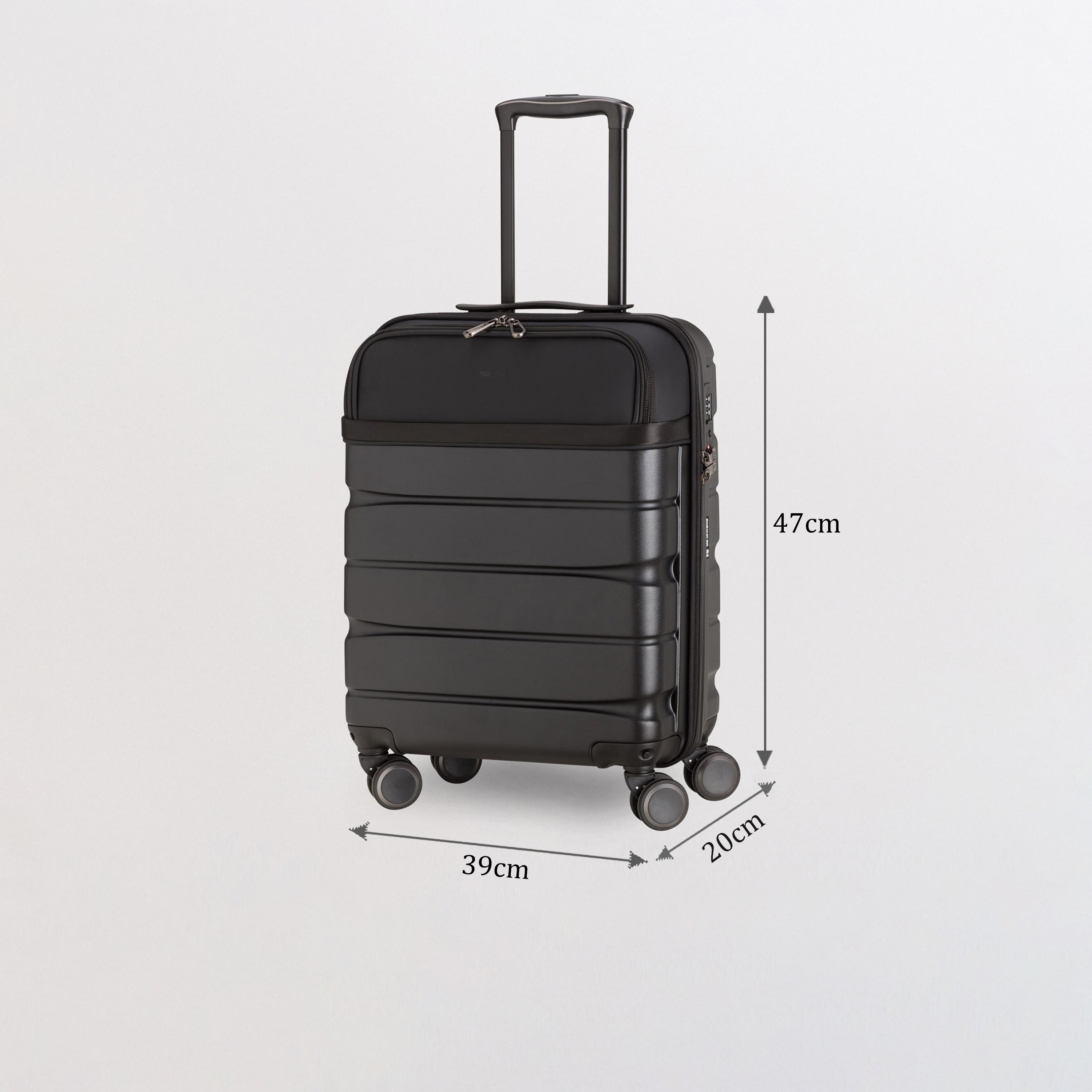 Carpisa Oneway Go 47 CM Small Cabin Polycarbonate with ABS Hard-Sided 4-Wheeler Spinner Trolley Bag with TSA Lock-travel-luggagesandbags-luggage-image-2