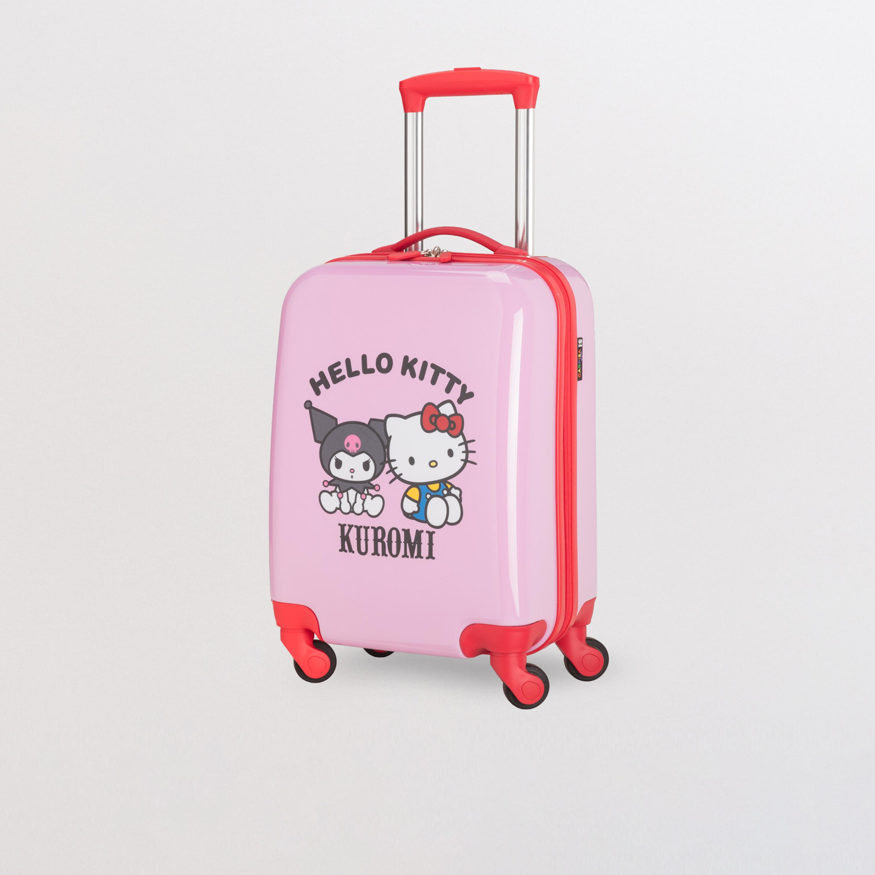 Carpisa Hello Kitty & Kuromi 41 CM Small Cabin ABS Hard-Sided 4-Wheeler Spinner Trolley Bag-travel-kidstrolleyandbags-image-5